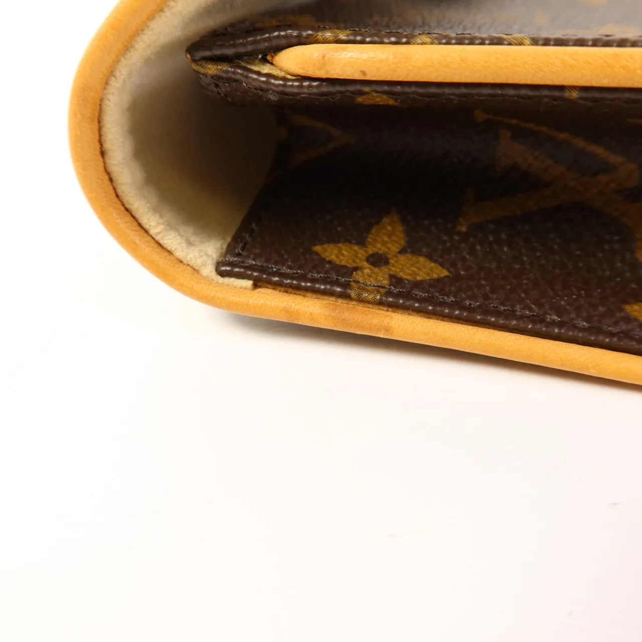 LOUIS VUITTON Pochette Twin M51854 肩背包 塗層帆布 棕色 / Brown 塗層帆布 中古品A - 縮圖 17