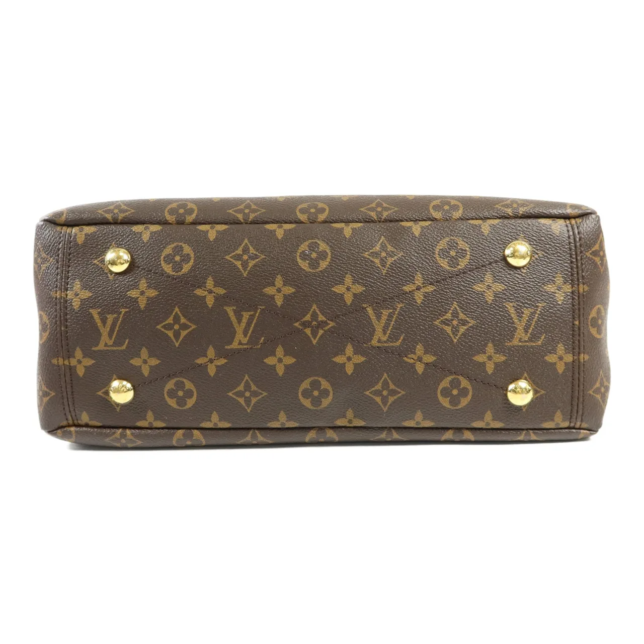 LOUIS VUITTON Pallas M41175 兩用包 塗層帆布 棕色 / Brown 塗層帆布 中古品B - 縮圖 4