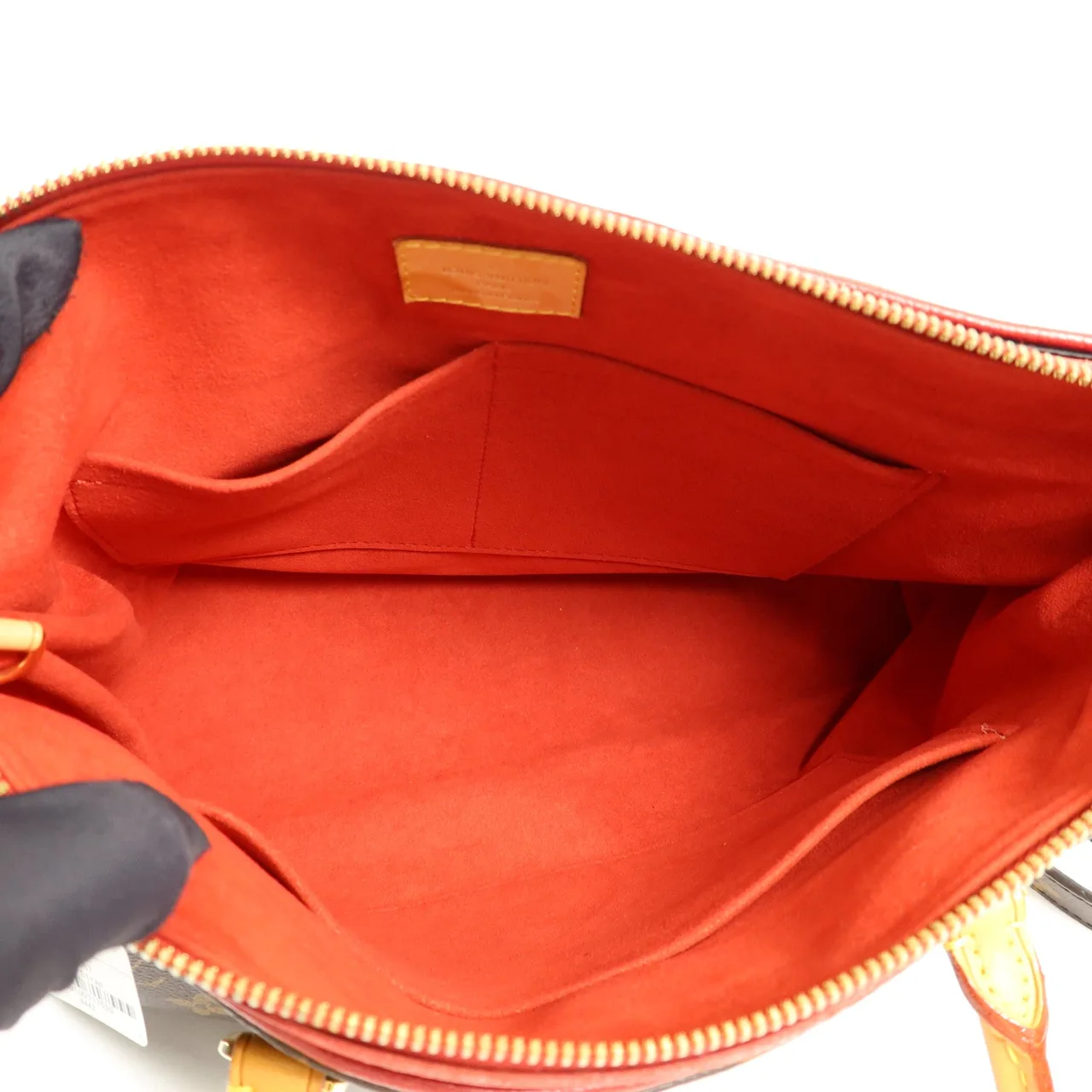 LOUIS VUITTON Pallas M41175 兩用包 塗層帆布 棕色 / Brown 塗層帆布 中古品B - 縮圖 6