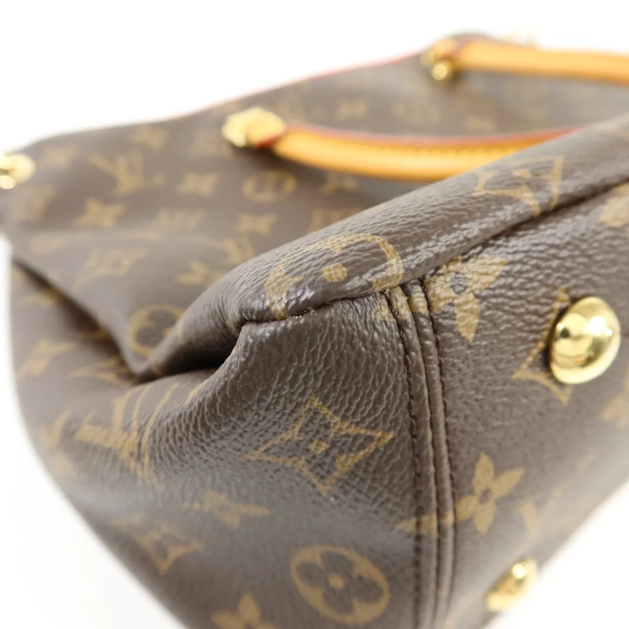 LOUIS VUITTON Pallas M41175 兩用包 塗層帆布 棕色 / Brown 塗層帆布 中古品B - 縮圖 13
