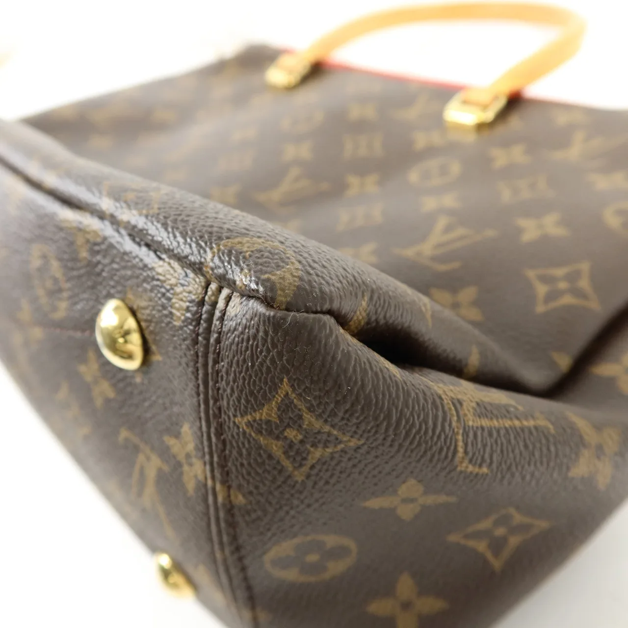 LOUIS VUITTON Pallas M41175 兩用包 塗層帆布 棕色 / Brown 塗層帆布 中古品B - 縮圖 14