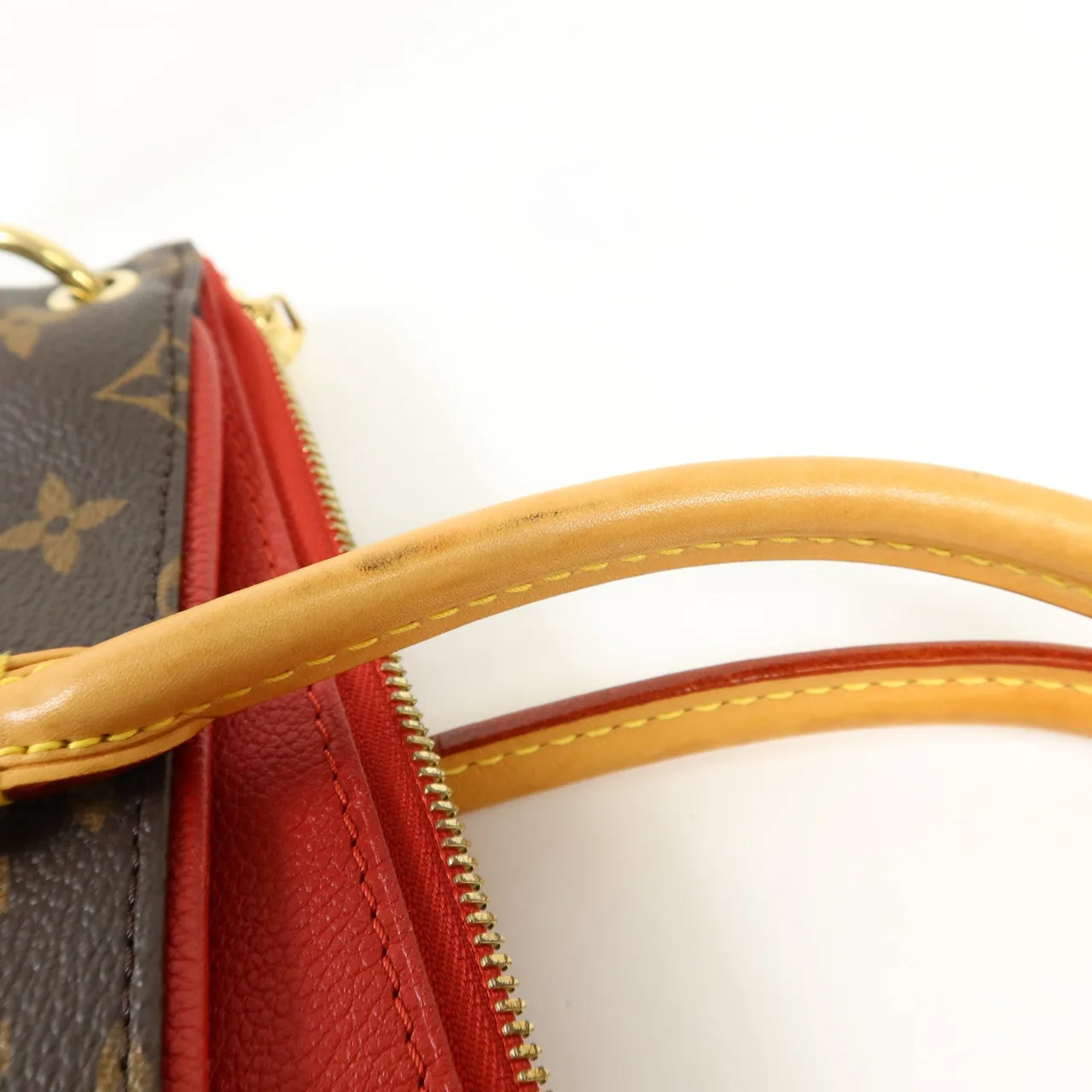 LOUIS VUITTON Pallas M41175 兩用包 塗層帆布 棕色 / Brown 塗層帆布 中古品B - 縮圖 16