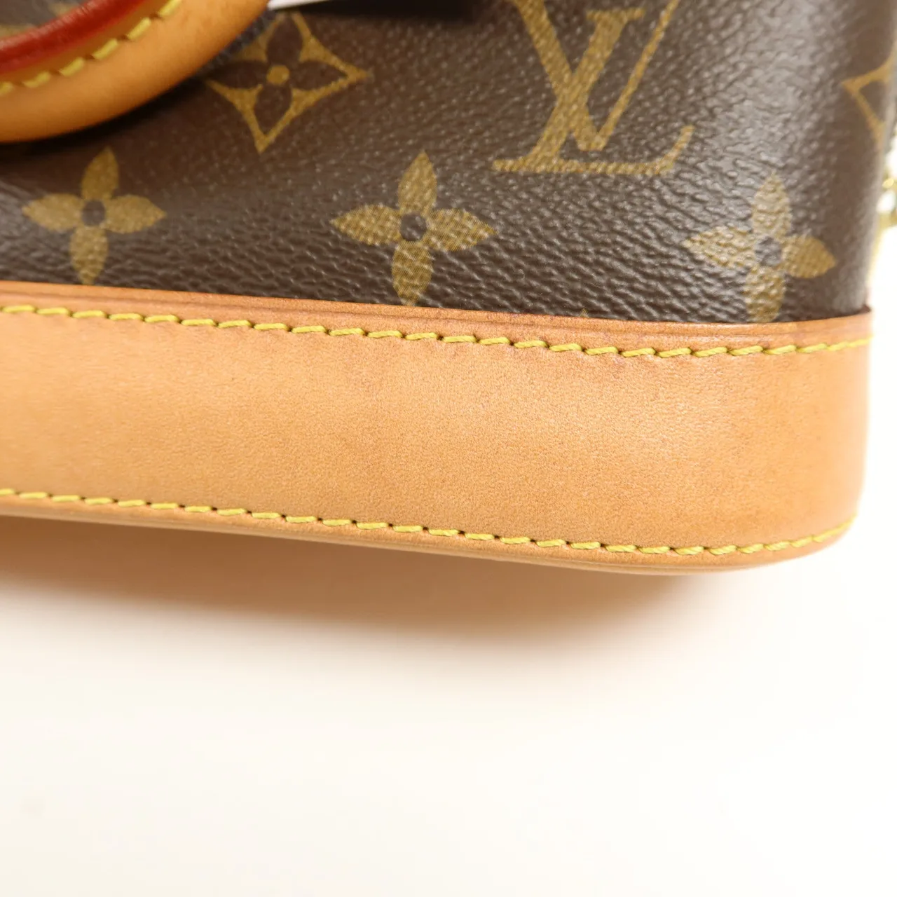 LOUIS VUITTON Alma M53152 兩用包 塗層帆布 棕色 / Brown 塗層帆布 中古品A - 縮圖 19