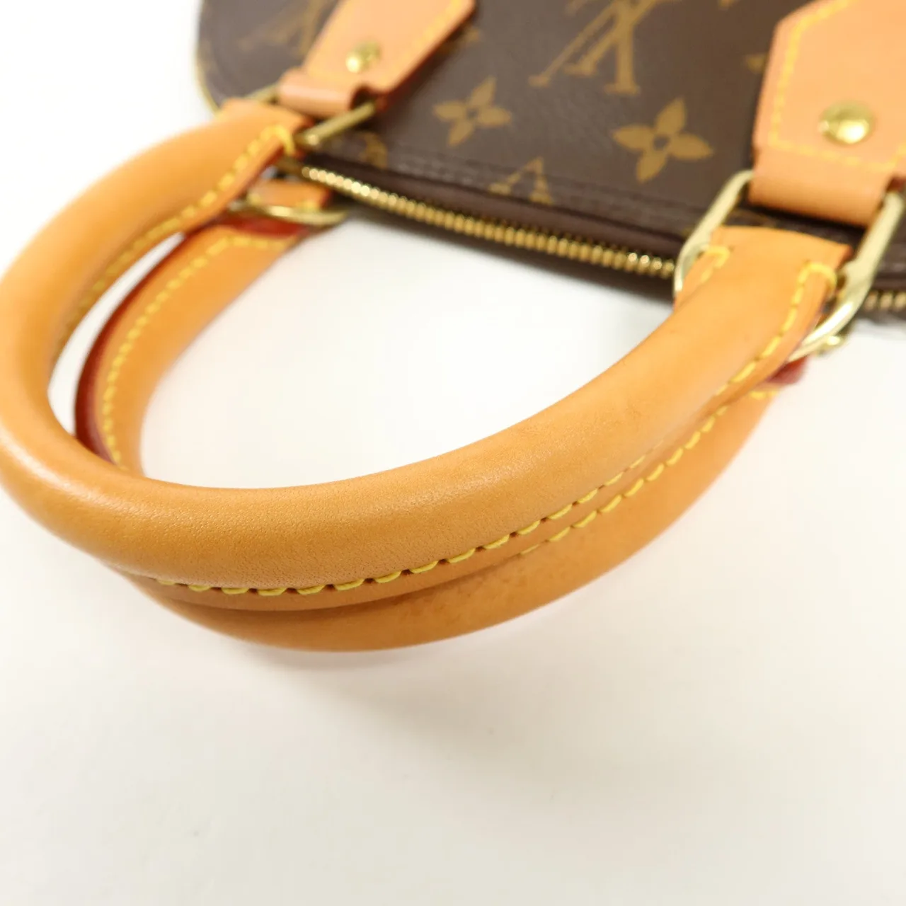 LOUIS VUITTON Alma M53152 兩用包 塗層帆布 棕色 / Brown 塗層帆布 中古品A - 縮圖 21