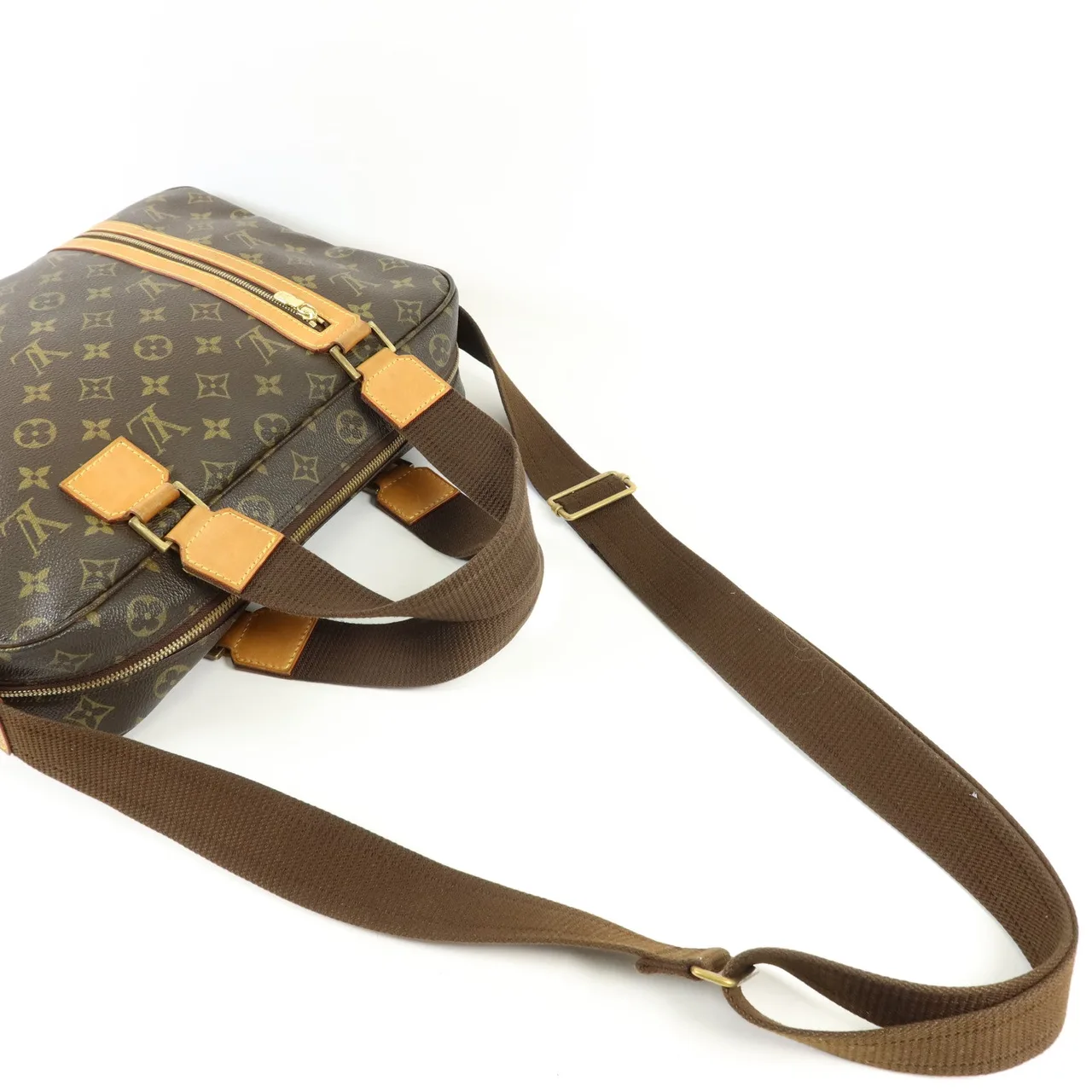LOUIS VUITTON Sac Bosphore M40043 兩用包 塗層帆布 棕色 / Brown 塗層帆布 中古品B - 縮圖 5