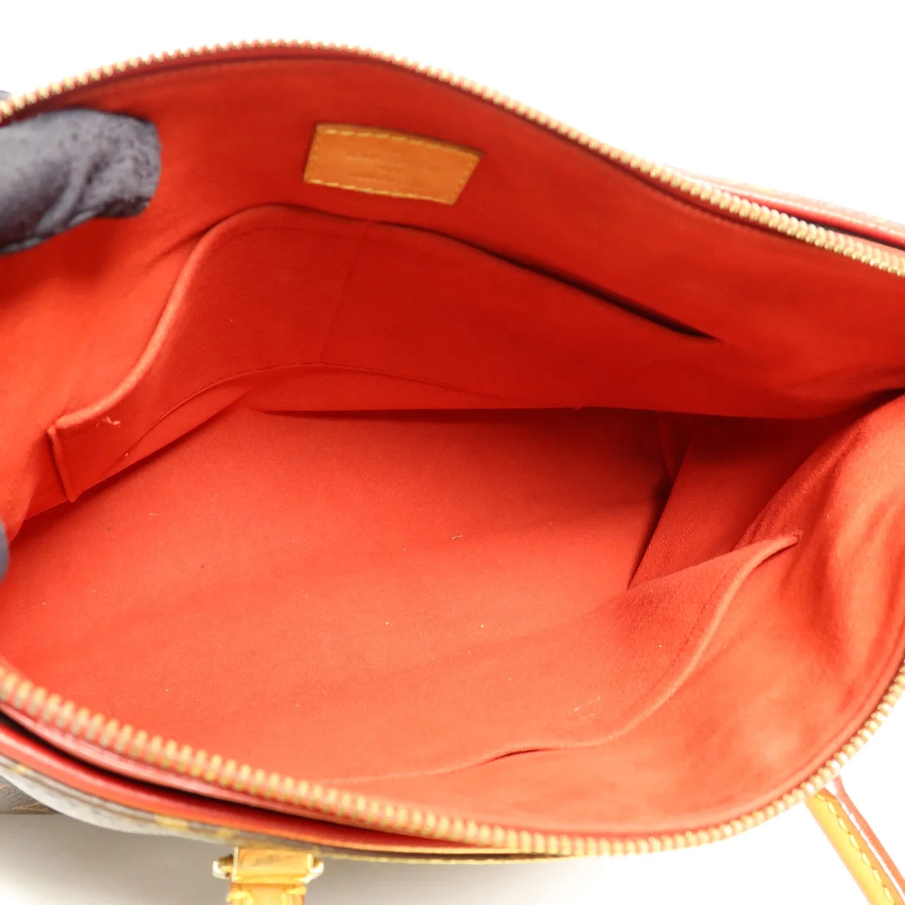 LOUIS VUITTON Pallas M41175 兩用包 塗層帆布 棕色 / Brown/Red 塗層帆布 中古品A - 縮圖 6