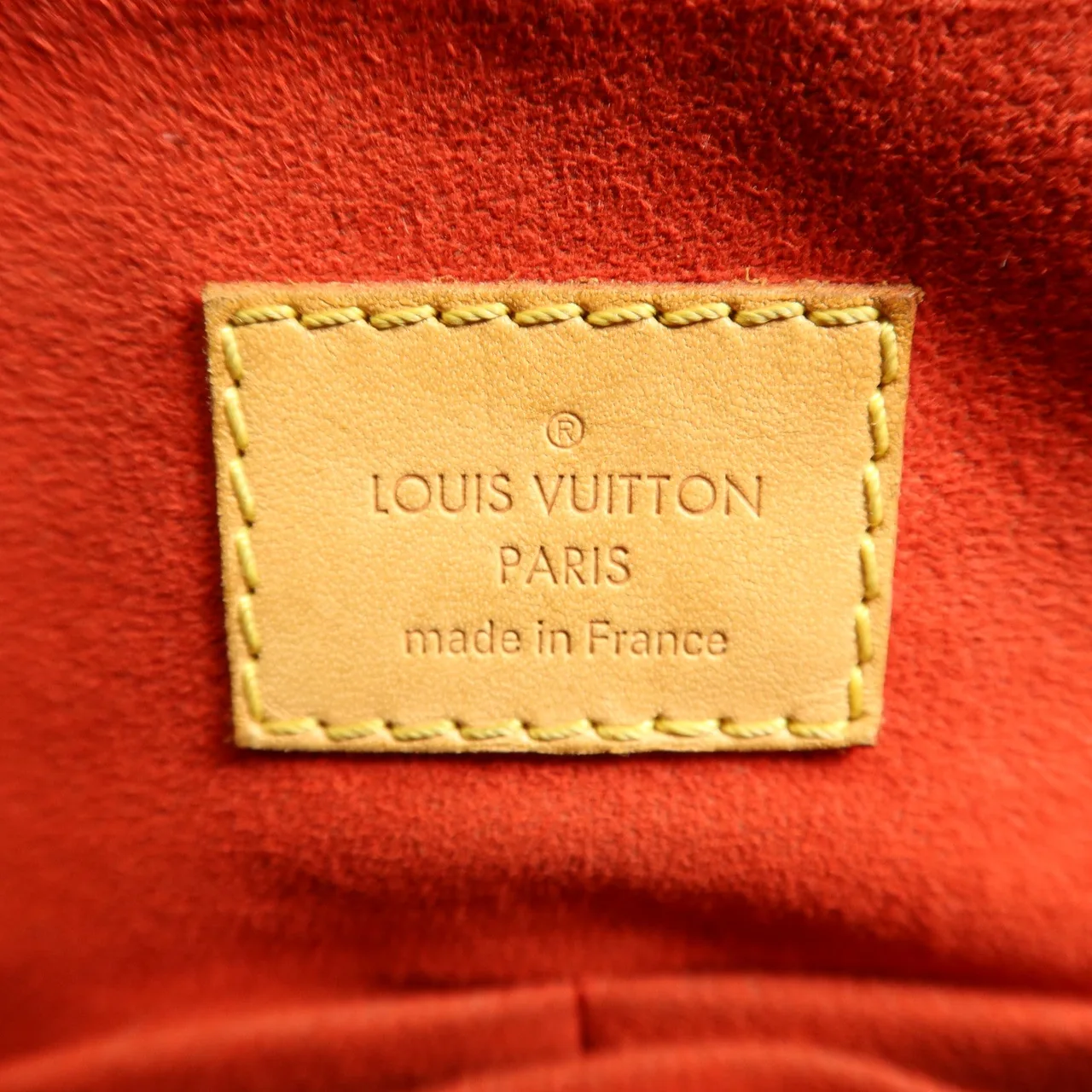 LOUIS VUITTON Pallas M41175 兩用包 塗層帆布 棕色 / Brown/Red 塗層帆布 中古品A - 縮圖 7