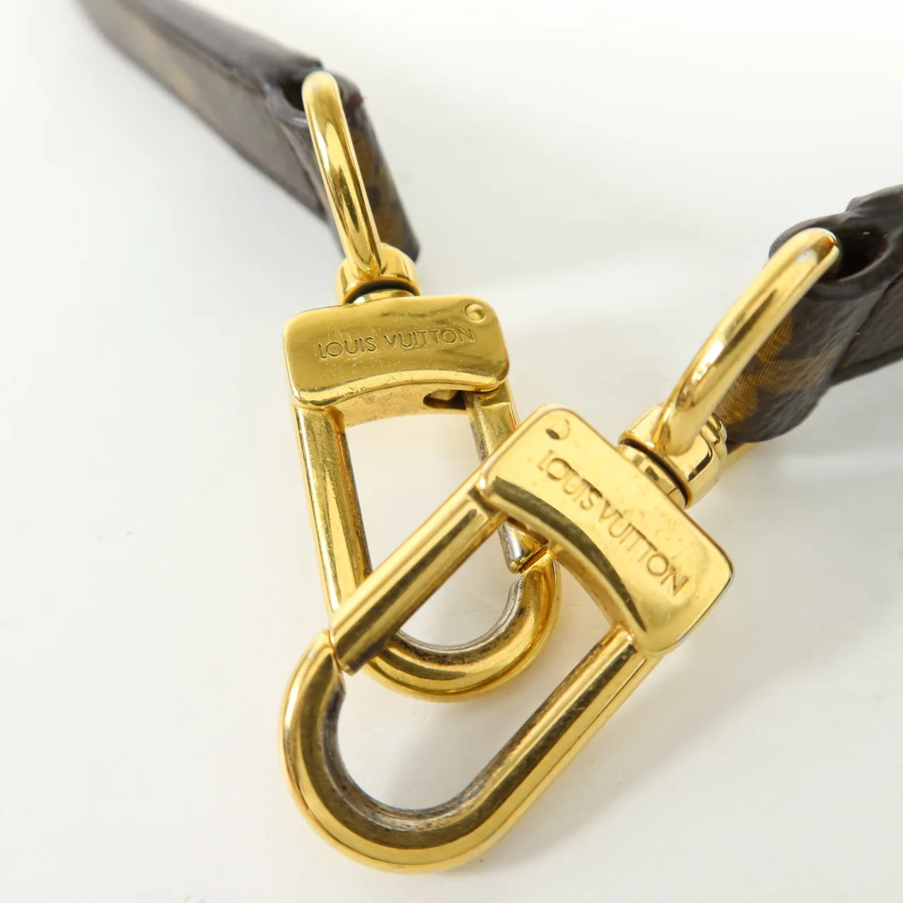 LOUIS VUITTON Pallas M41175 兩用包 塗層帆布 棕色 / Brown/Red 塗層帆布 中古品A - 縮圖 11