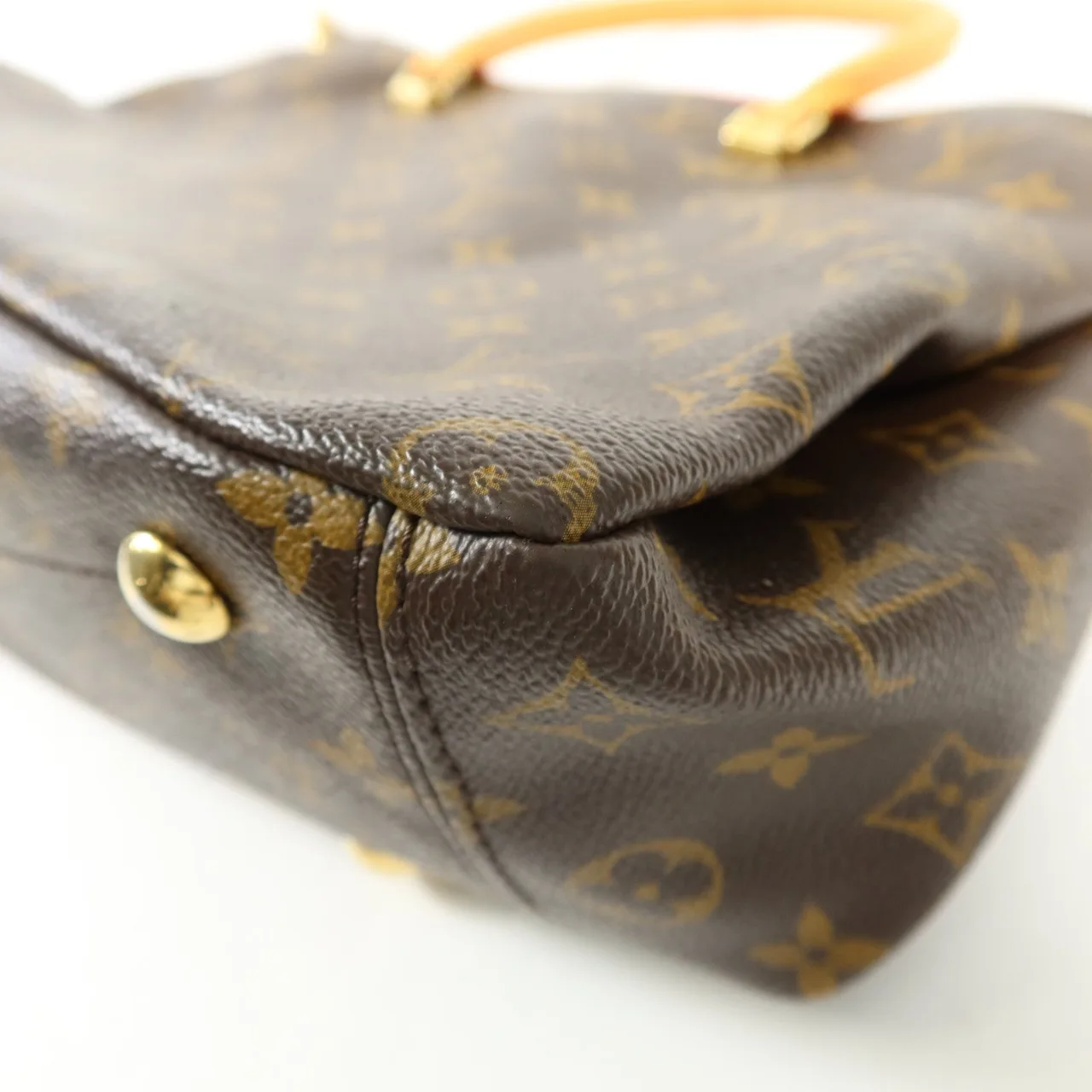 LOUIS VUITTON Pallas M41175 兩用包 塗層帆布 棕色 / Brown/Red 塗層帆布 中古品A - 縮圖 15
