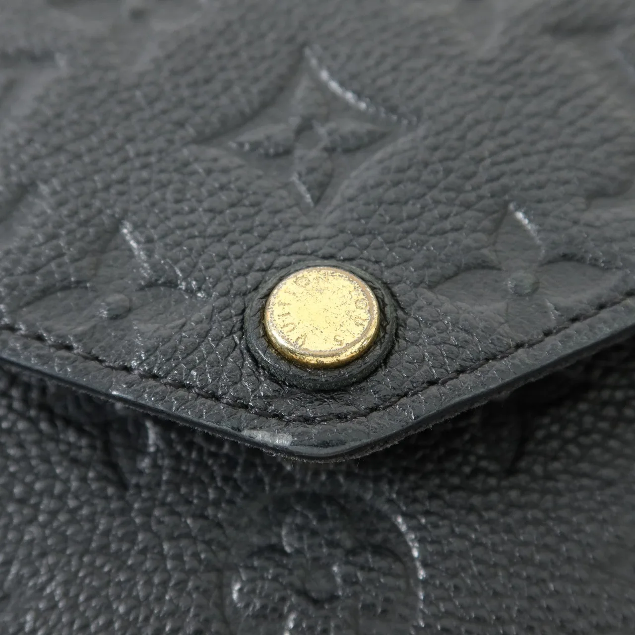 LOUIS VUITTON Felicie M82477 肩背包 牛皮 黑色 / Black 牛皮 中古品A - 縮圖 9