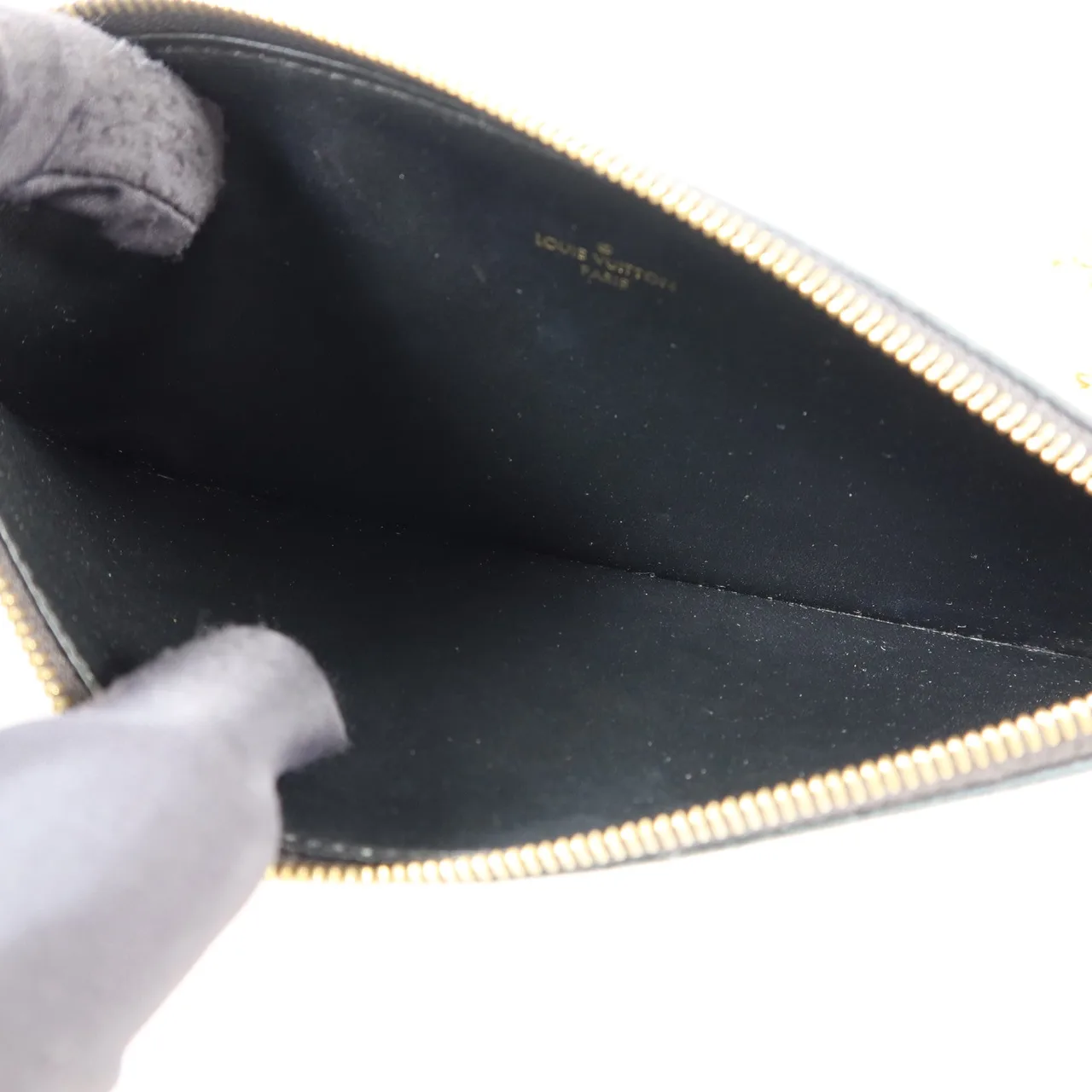 LOUIS VUITTON Felicie M82477 肩背包 牛皮 黑色 / Black 牛皮 中古品A - 縮圖 15