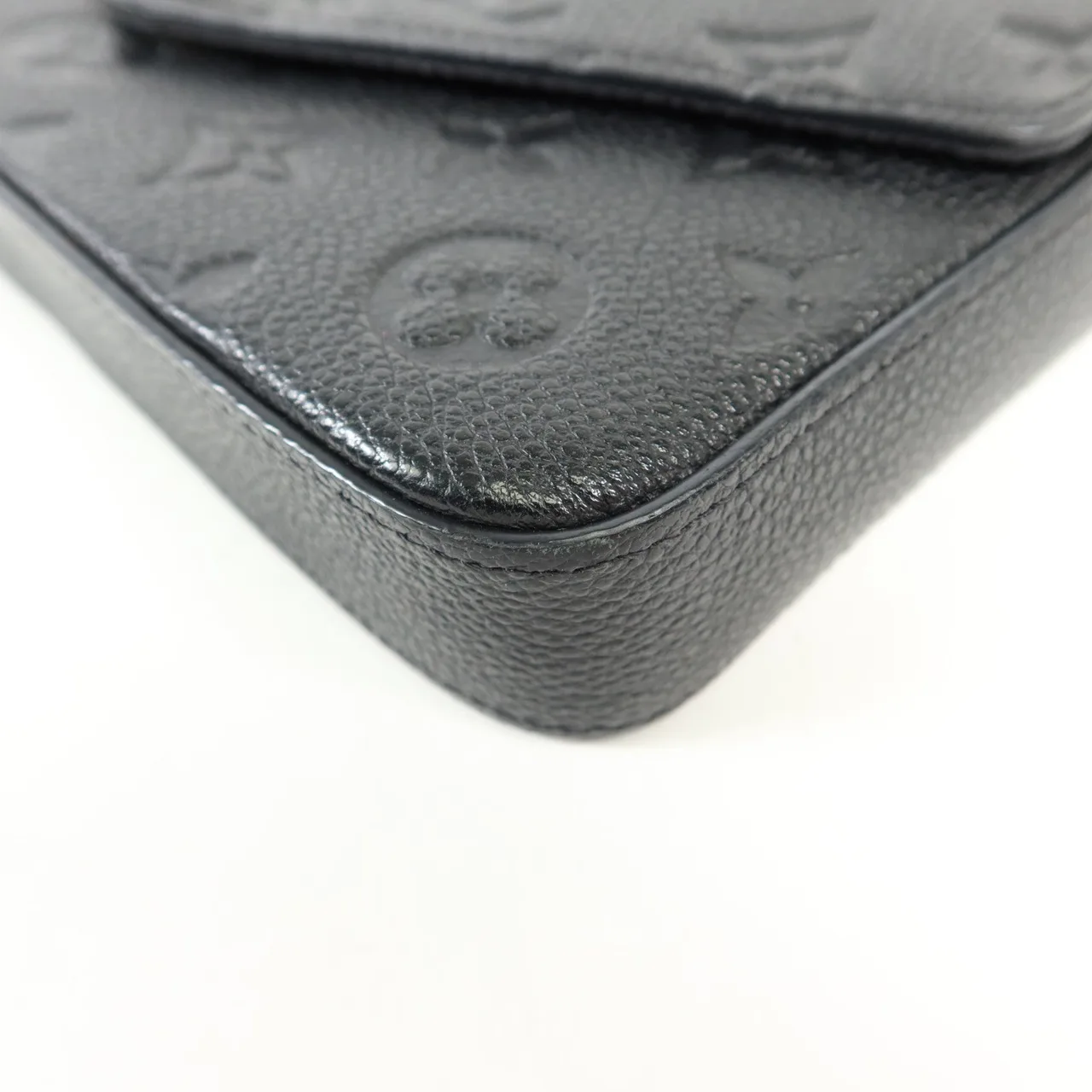 LOUIS VUITTON Felicie M82477 肩背包 牛皮 黑色 / Black 牛皮 中古品A - 縮圖 16