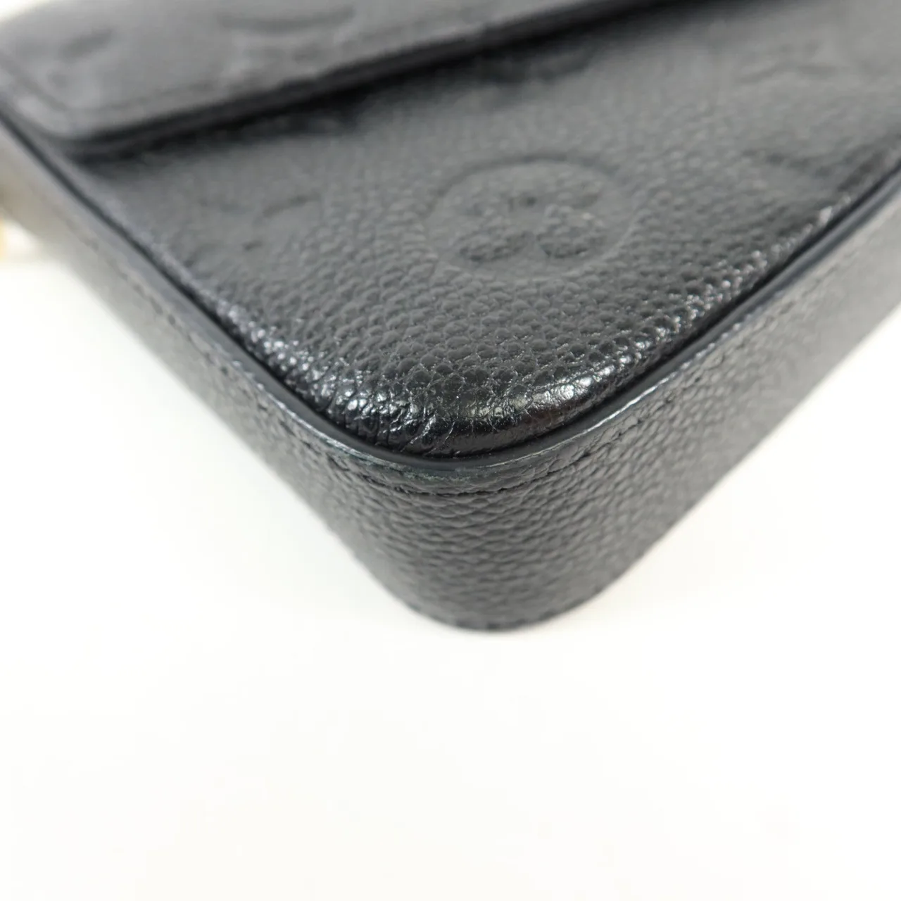 LOUIS VUITTON Felicie M82477 肩背包 牛皮 黑色 / Black 牛皮 中古品A - 縮圖 17