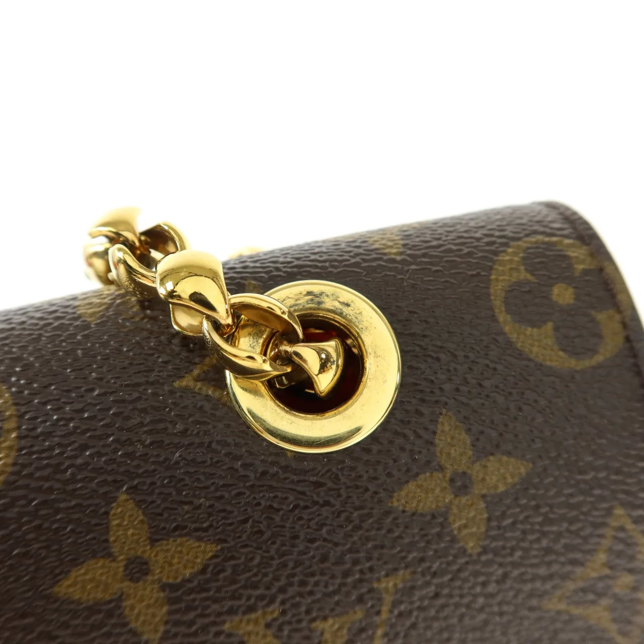 LOUIS VUITTON Victoire M41731 肩背包 塗層帆布 棕色 / 紅色 / Brown/Red 塗層帆布 中古品A - 縮圖 17