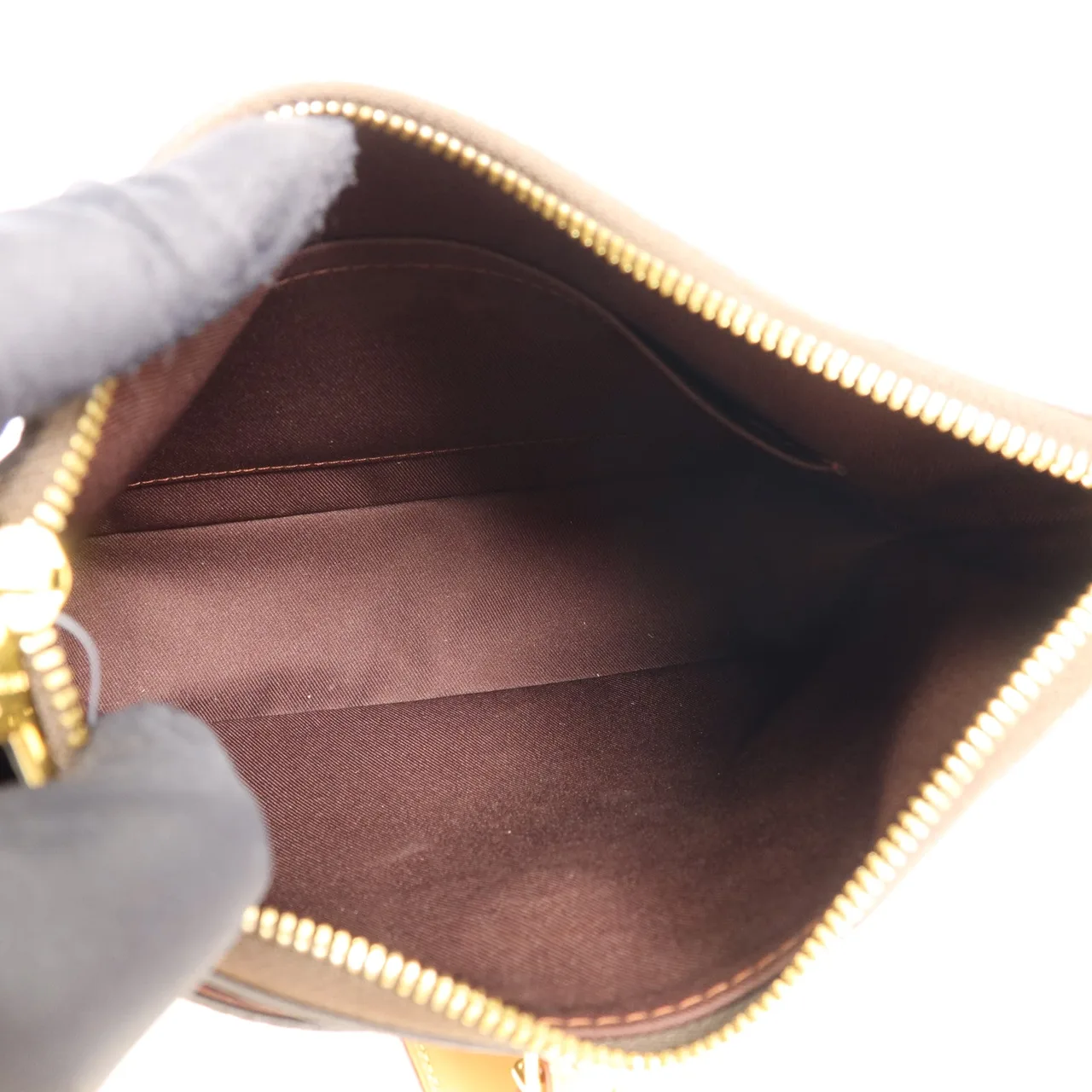 LOUIS VUITTON Odeon M45354 肩背包 塗層帆布 棕色 / Brown 塗層帆布 中古品A - 縮圖 6