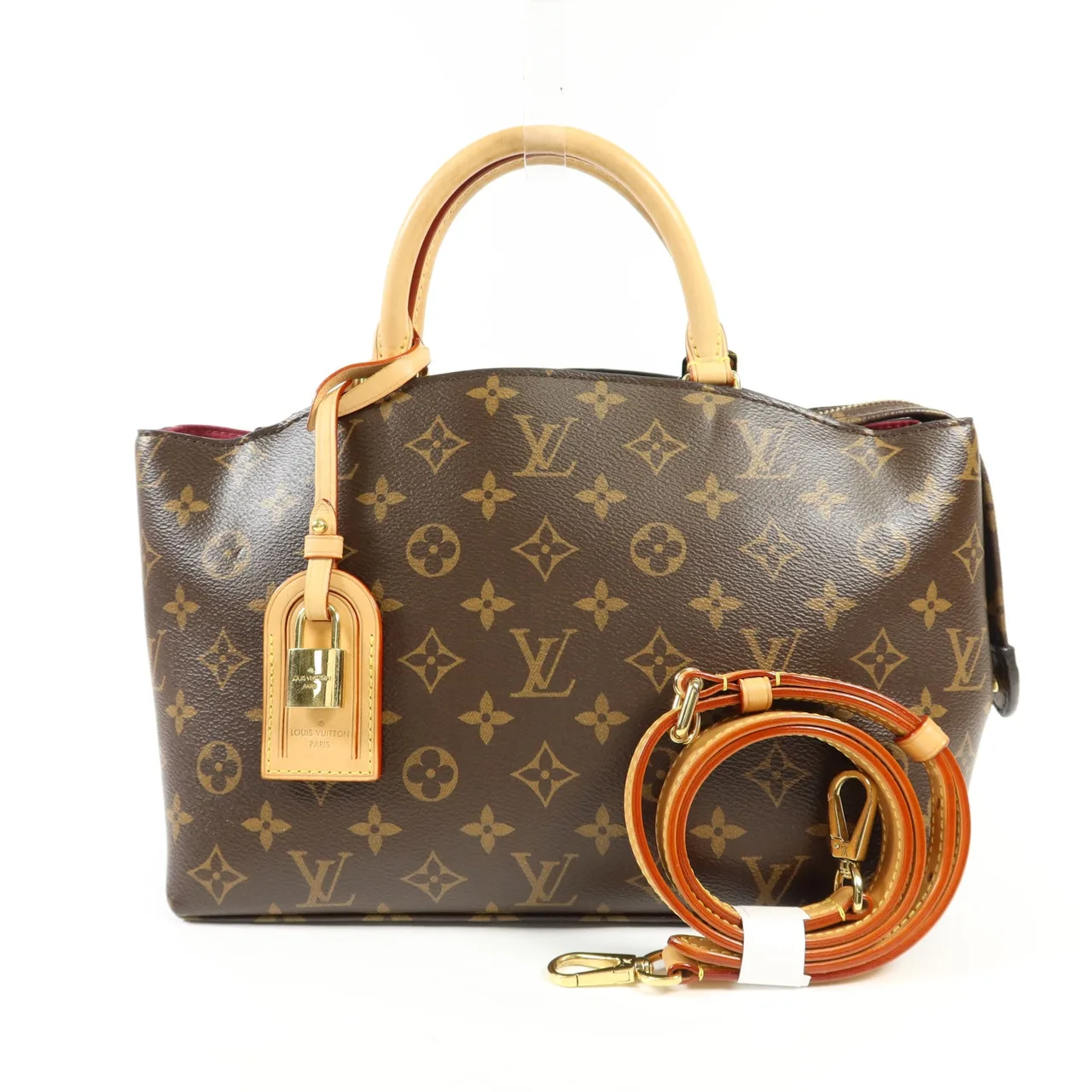 LOUIS VUITTON Petit Palais M45900 兩用包 塗層帆布 棕色 / Brown