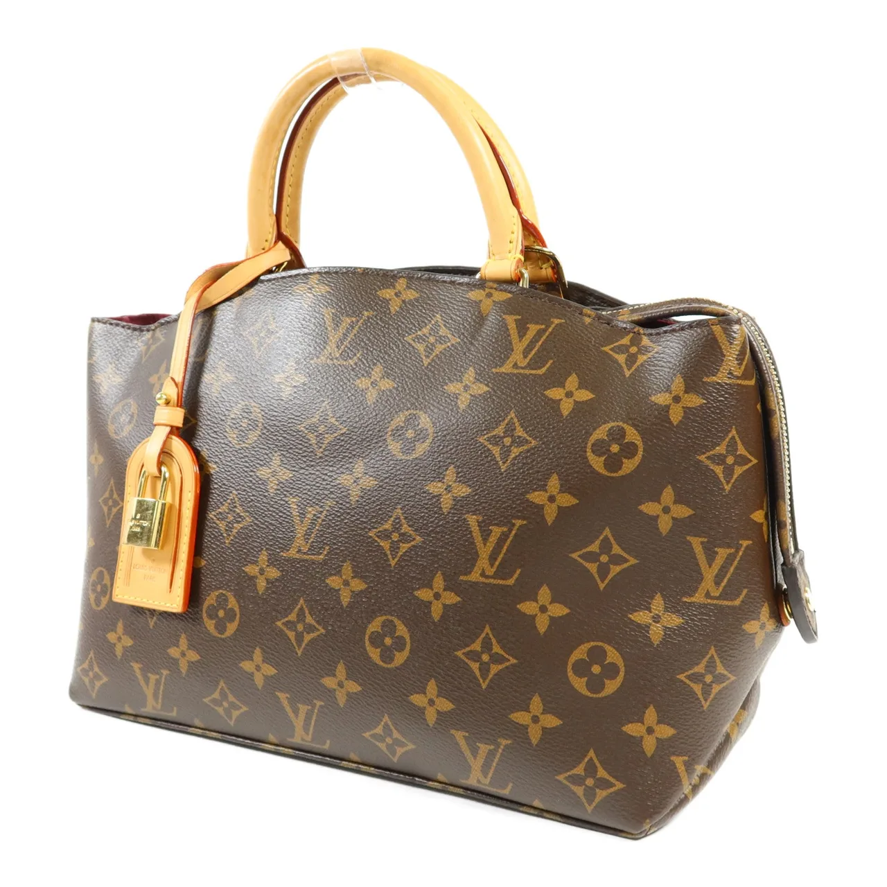 LOUIS VUITTON Petit Palais M45900 兩用包 塗層帆布 棕色 / Brown 塗層帆布 中古品A - 縮圖 2