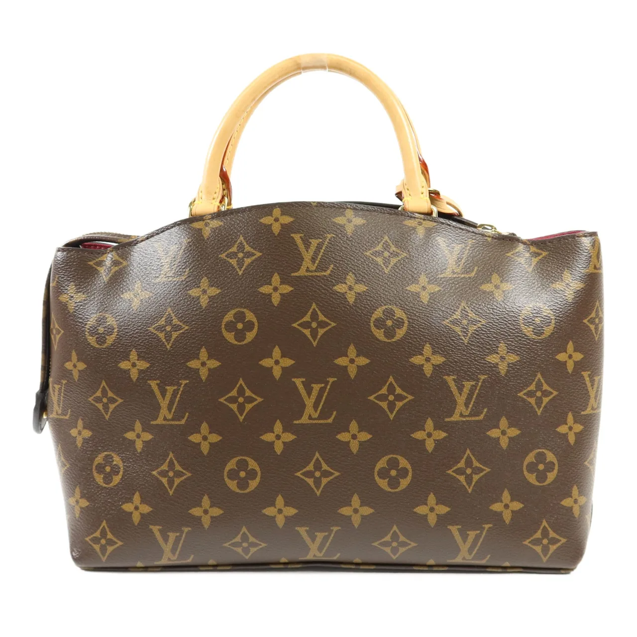 LOUIS VUITTON Petit Palais M45900 兩用包 塗層帆布 棕色 / Brown 塗層帆布 中古品A - 縮圖 3