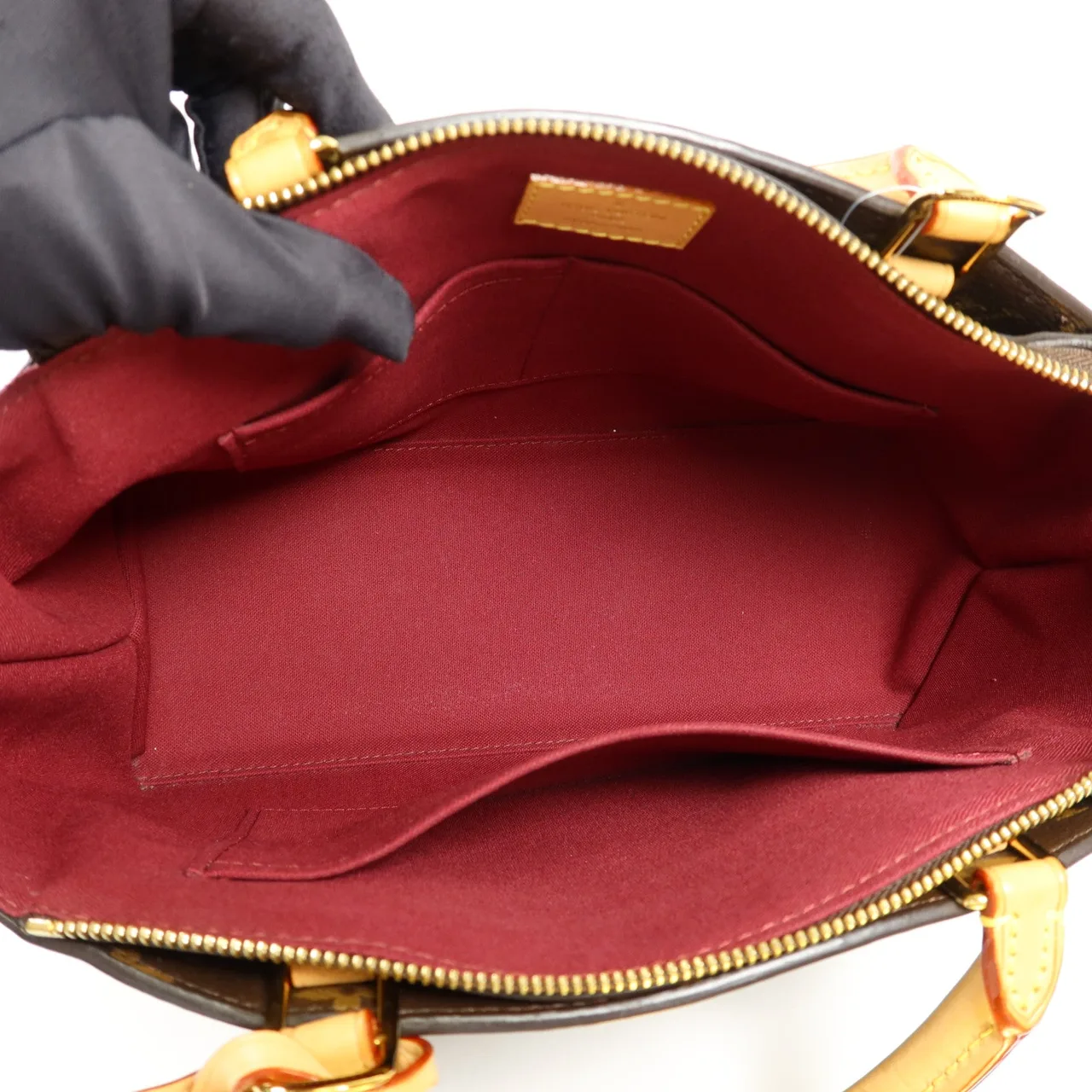 LOUIS VUITTON Petit Palais M45900 兩用包 塗層帆布 棕色 / Brown 塗層帆布 中古品A - 縮圖 7