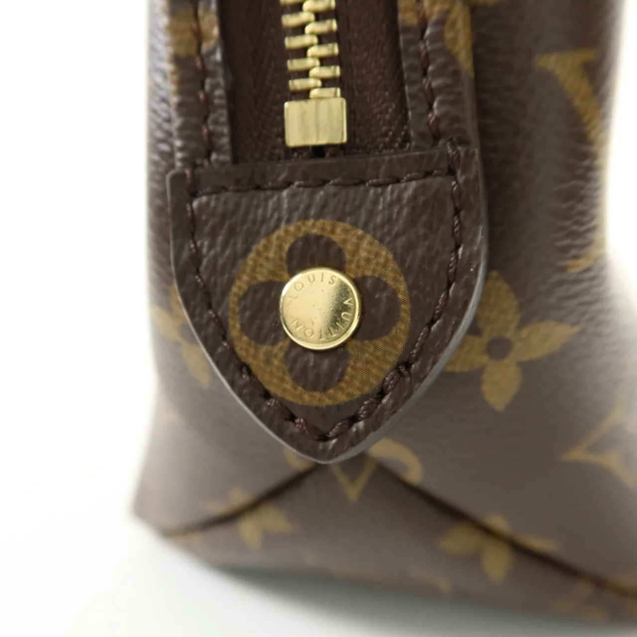 LOUIS VUITTON Petit Palais M45900 兩用包 塗層帆布 棕色 / Brown 塗層帆布 中古品A - 縮圖 18