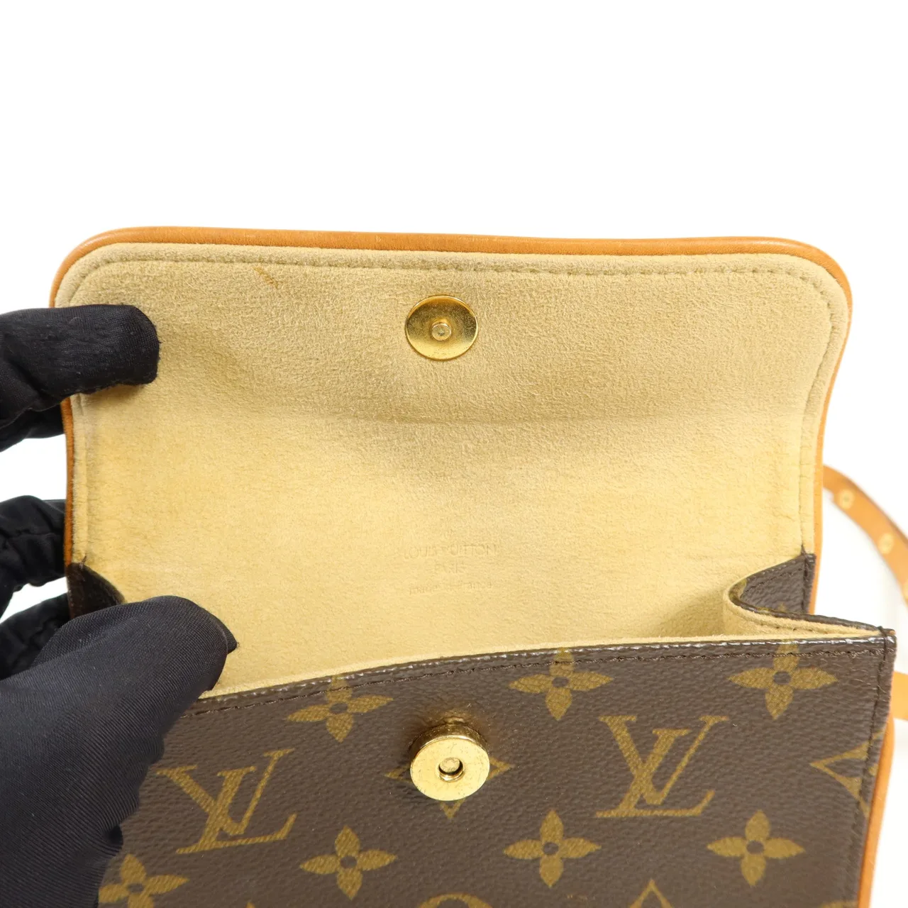 LOUIS VUITTON Pochette Florentine M51855 腰包 塗層帆布 棕色 / Brown 塗層帆布 中古品A - 縮圖 7