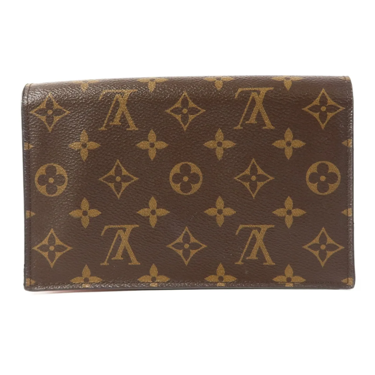 LOUIS VUITTON Flore Chain Wallet M67405 肩背包 塗層帆布 棕色 / 粉色 / Brown/Pink 塗層帆布 中古品A - 縮圖 2