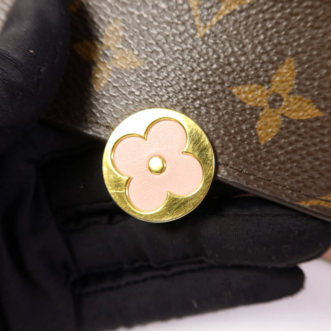 LOUIS VUITTON Flore Chain Wallet M67405 肩背包 塗層帆布 棕色 / 粉色 / Brown/Pink 塗層帆布 中古品A - 縮圖 20