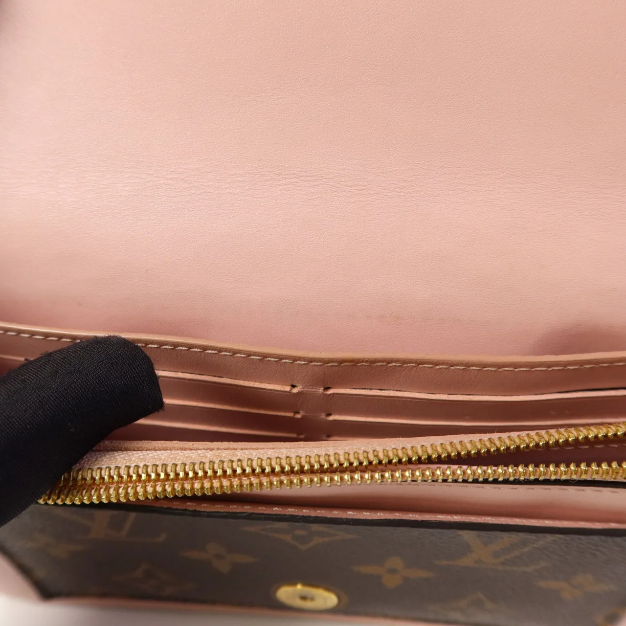 LOUIS VUITTON Flore Chain Wallet M67405 肩背包 塗層帆布 棕色 / 粉色 / Brown/Pink 塗層帆布 中古品A - 縮圖 21