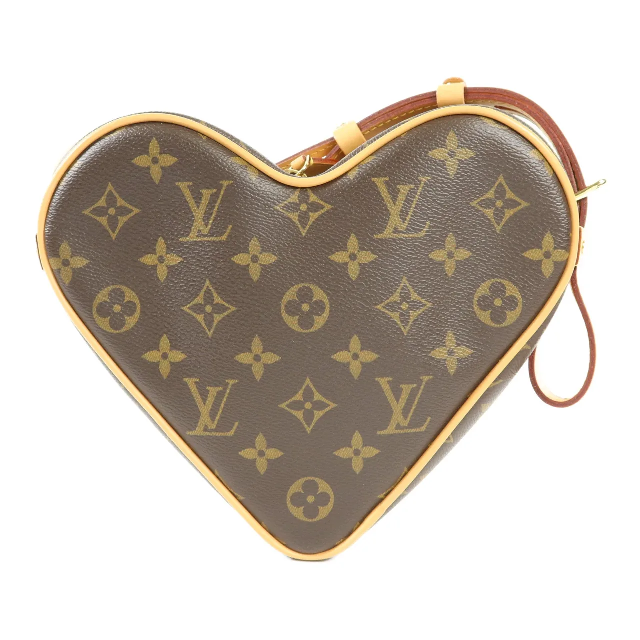 LOUIS VUITTON Game On Coeur M57456 肩背包 塗層帆布 棕色 / Brown 塗層帆布 中古品A - 縮圖 2