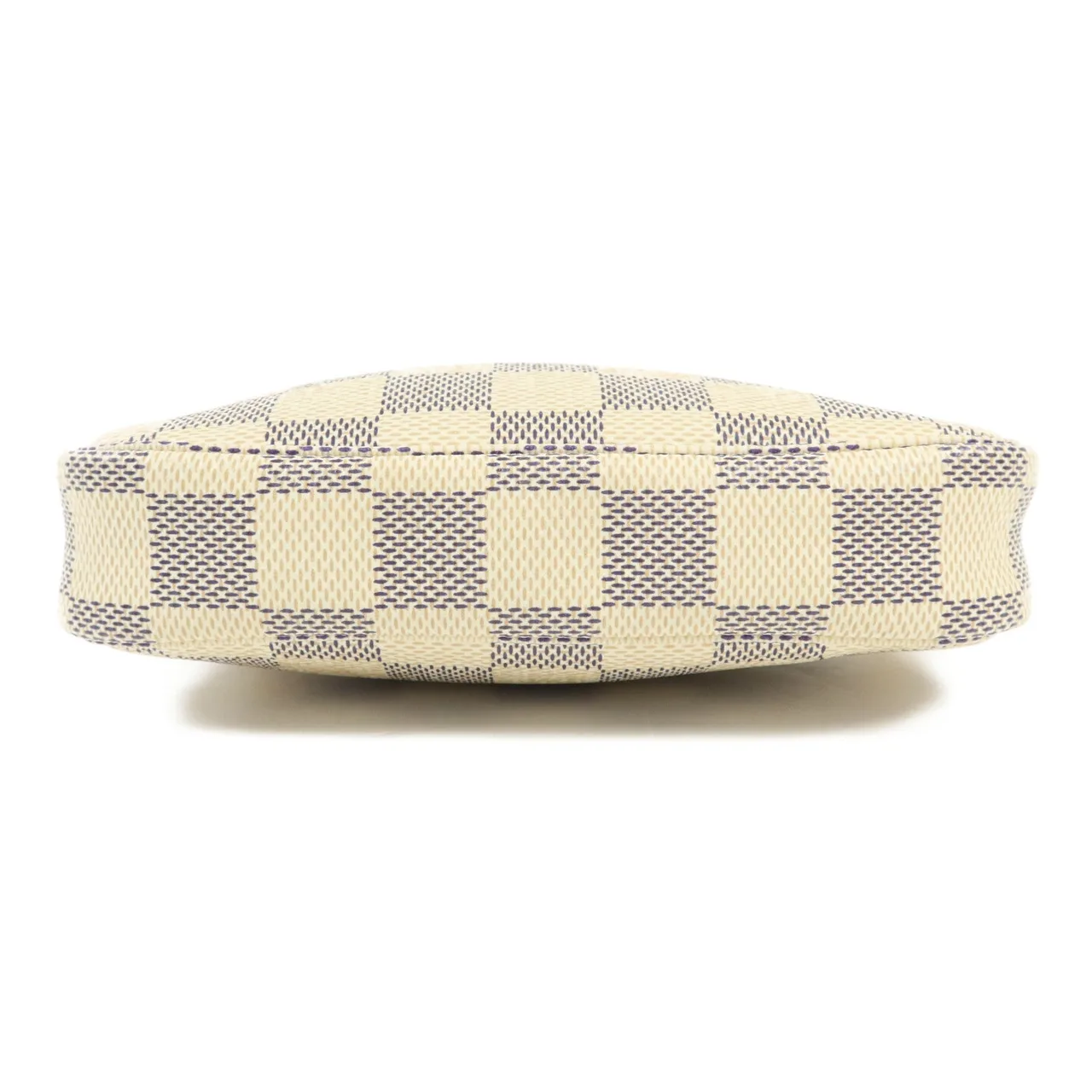 LOUIS VUITTON Mini Pochette Accessories N58010 化妝箱包 塗層帆布 白色 / White/Grey 塗層帆布 中古品A - 縮圖 4