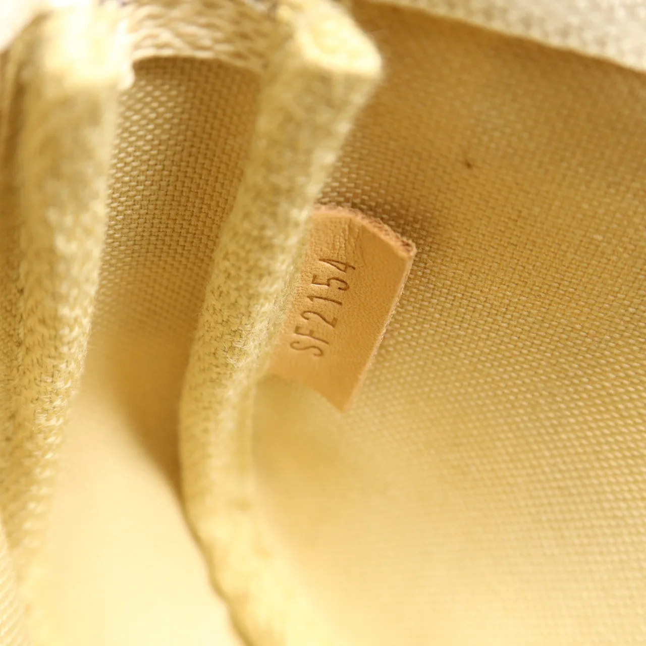 LOUIS VUITTON Mini Pochette Accessories N58010 化妝箱包 塗層帆布 白色 / White/Grey 塗層帆布 中古品A - 縮圖 8