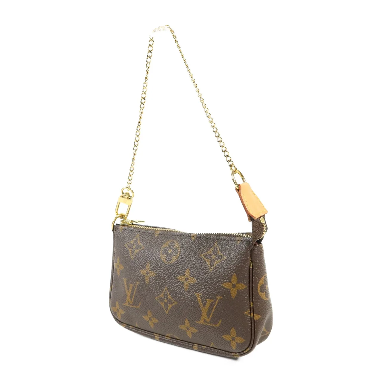 LOUIS VUITTON Pochette Accessoires M58009 化妝箱包 塗層帆布 棕色 / Brown 塗層帆布 中古品A - 縮圖 3