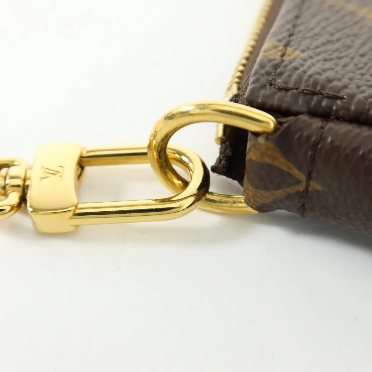 LOUIS VUITTON Pochette Accessoires M58009 化妝箱包 塗層帆布 棕色 / Brown 塗層帆布 中古品A - 縮圖 10