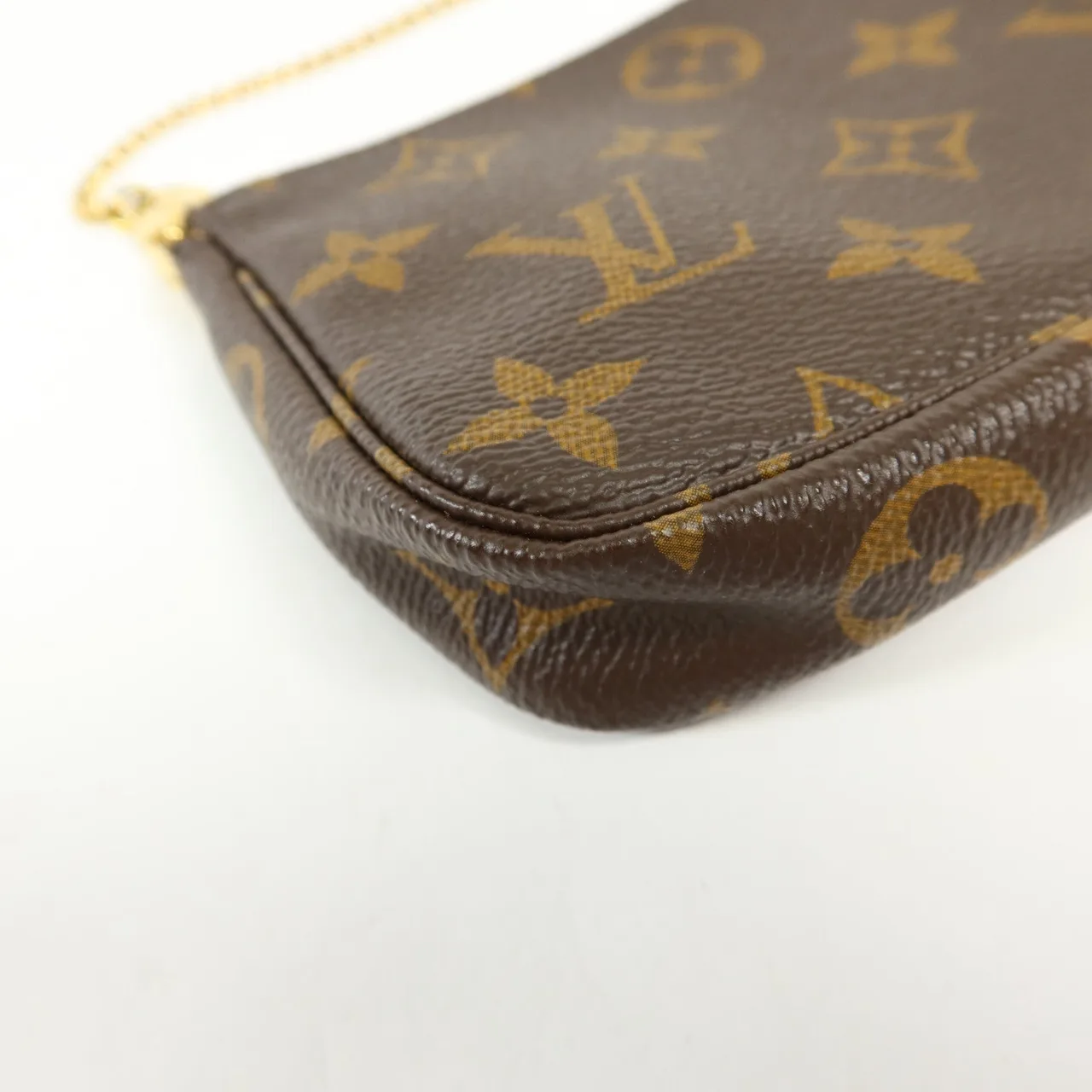 LOUIS VUITTON Pochette Accessoires M58009 化妝箱包 塗層帆布 棕色 / Brown 塗層帆布 中古品A - 縮圖 11