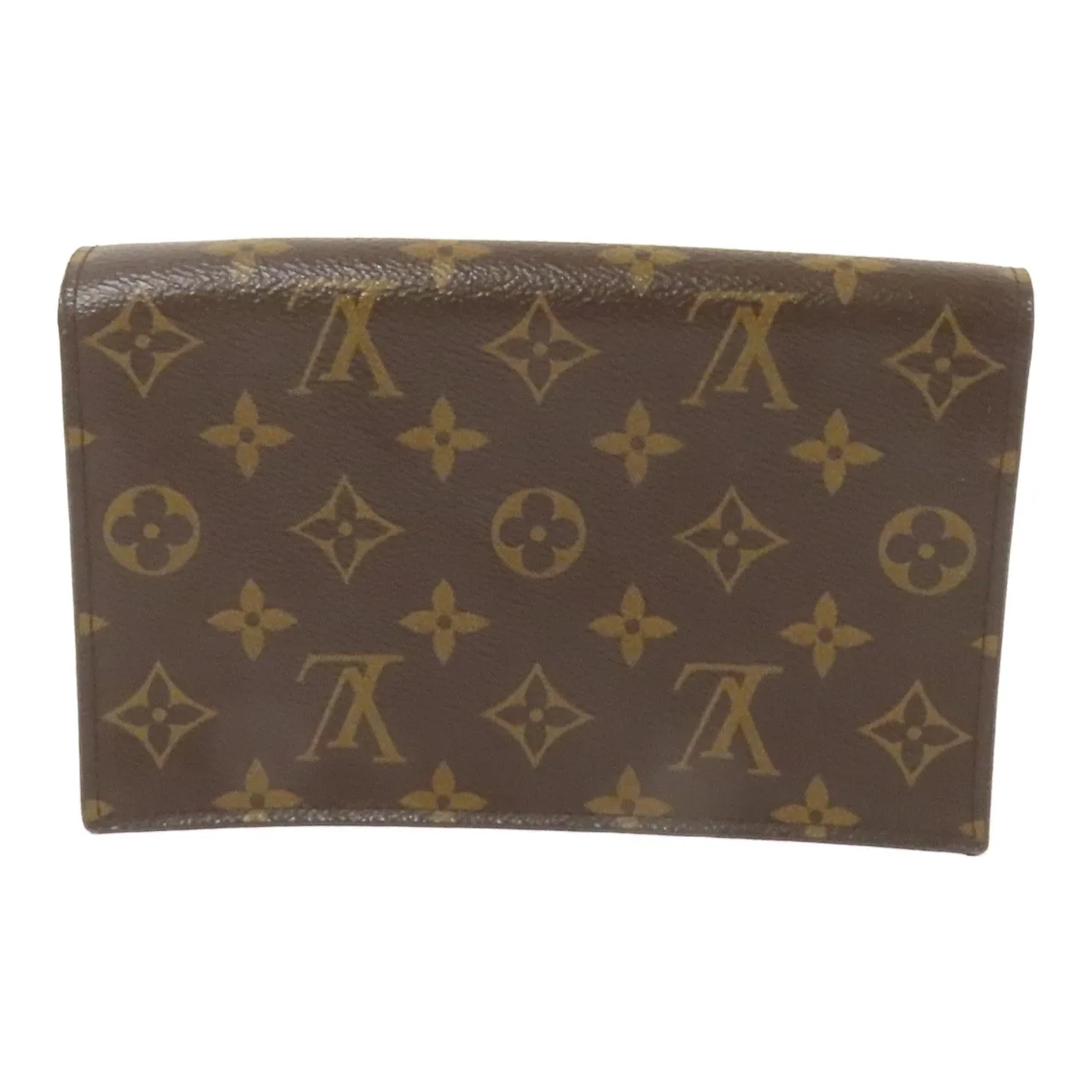 LOUIS VUITTON Flore Chain Wallet M67405 肩背包 塗層帆布 棕色 / 粉色 / Brown/Pink 塗層帆布 中古品A - 縮圖 2