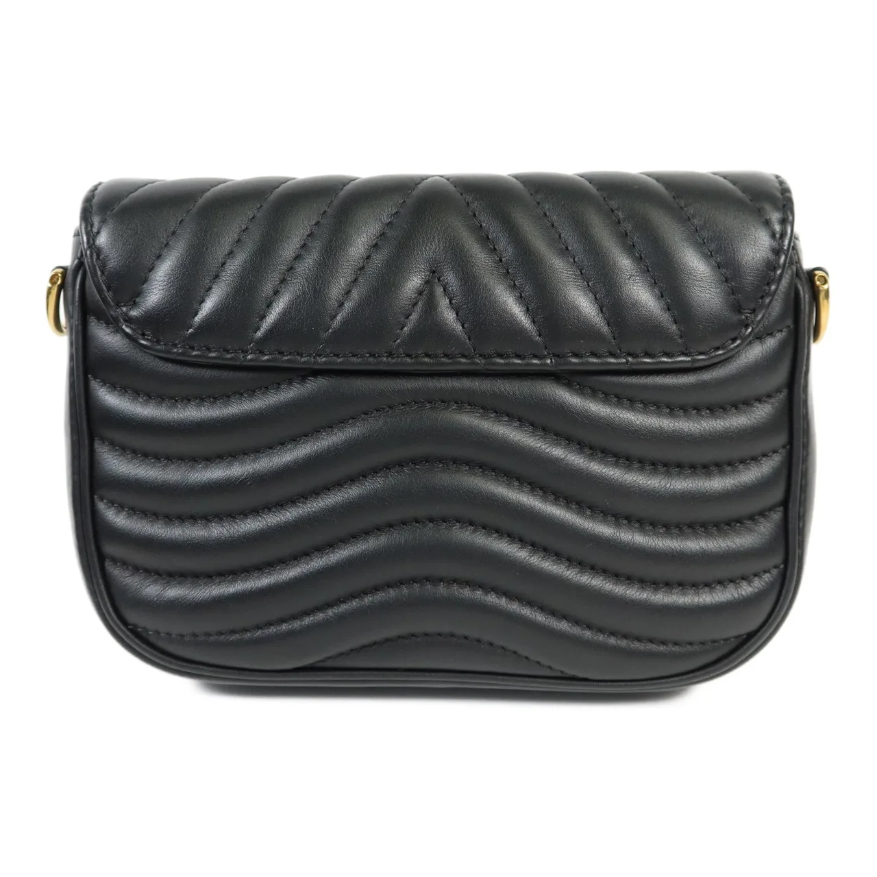 LOUIS VUITTON New Wave M56461 兩用包 牛皮 黑色 / Black 牛皮 中古品A - 縮圖 2