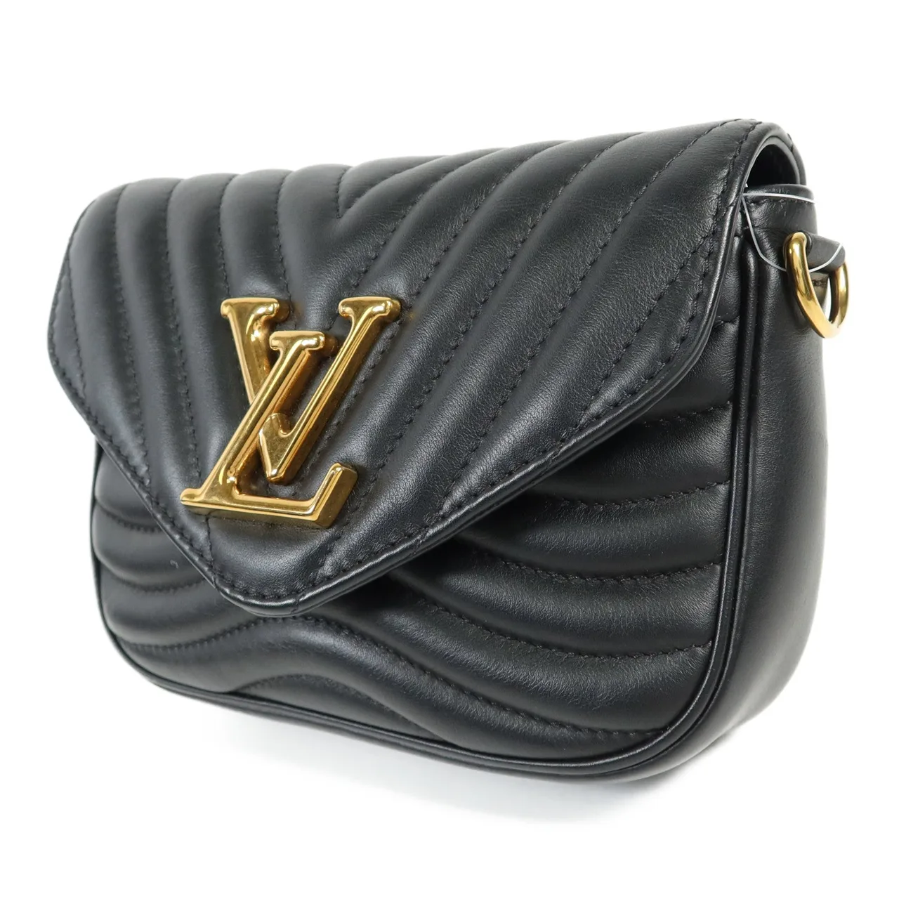 LOUIS VUITTON New Wave M56461 兩用包 牛皮 黑色 / Black 牛皮 中古品A - 縮圖 3