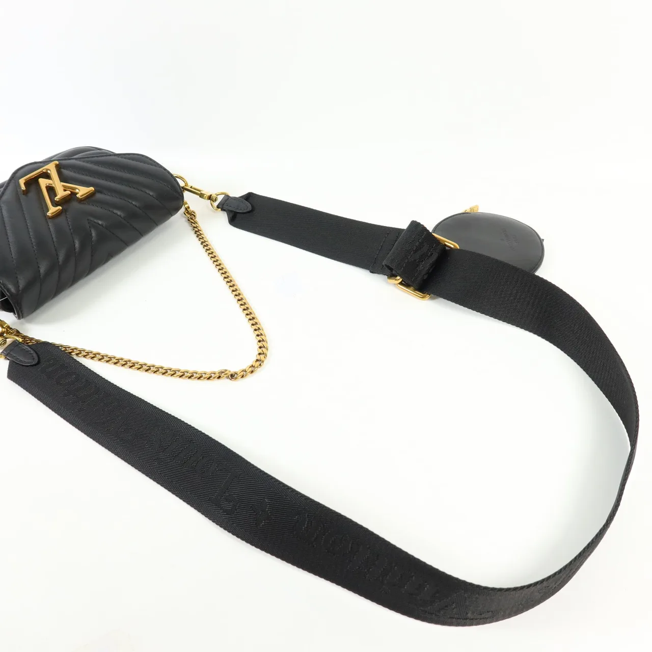 LOUIS VUITTON New Wave M56461 兩用包 牛皮 黑色 / Black 牛皮 中古品A - 縮圖 5