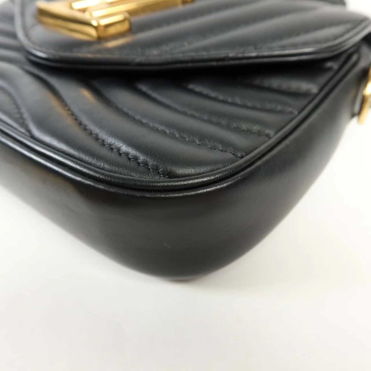 LOUIS VUITTON New Wave M56461 兩用包 牛皮 黑色 / Black 牛皮 中古品A - 縮圖 14