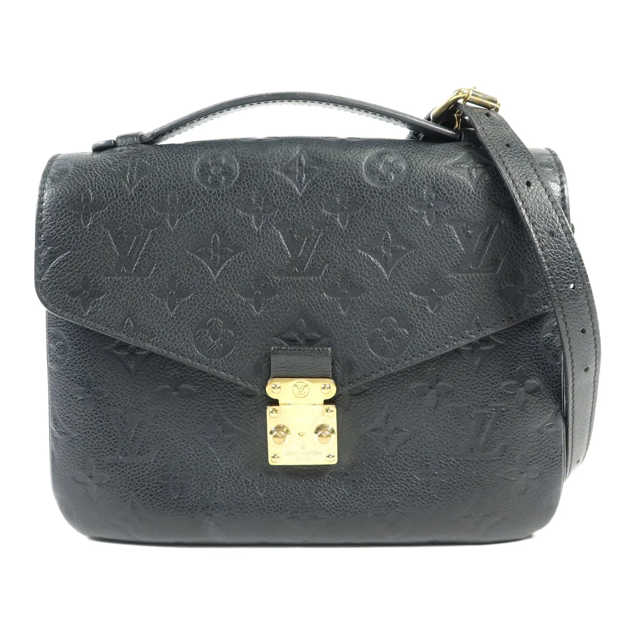LOUIS VUITTON Pochette Metis M41487 兩用包 牛皮 黑色