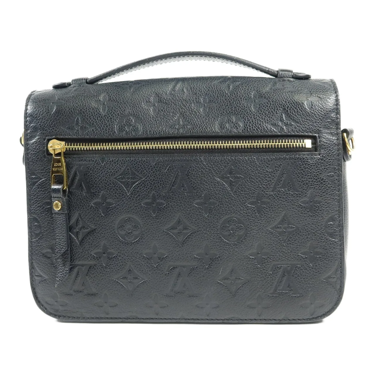 LOUIS VUITTON Pochette Metis M41487 兩用包 牛皮 黑色 牛皮 中古品A - 縮圖 2