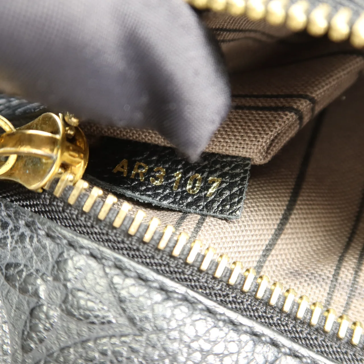 LOUIS VUITTON Pochette Metis M41487 兩用包 牛皮 黑色 牛皮 中古品A - 縮圖 8