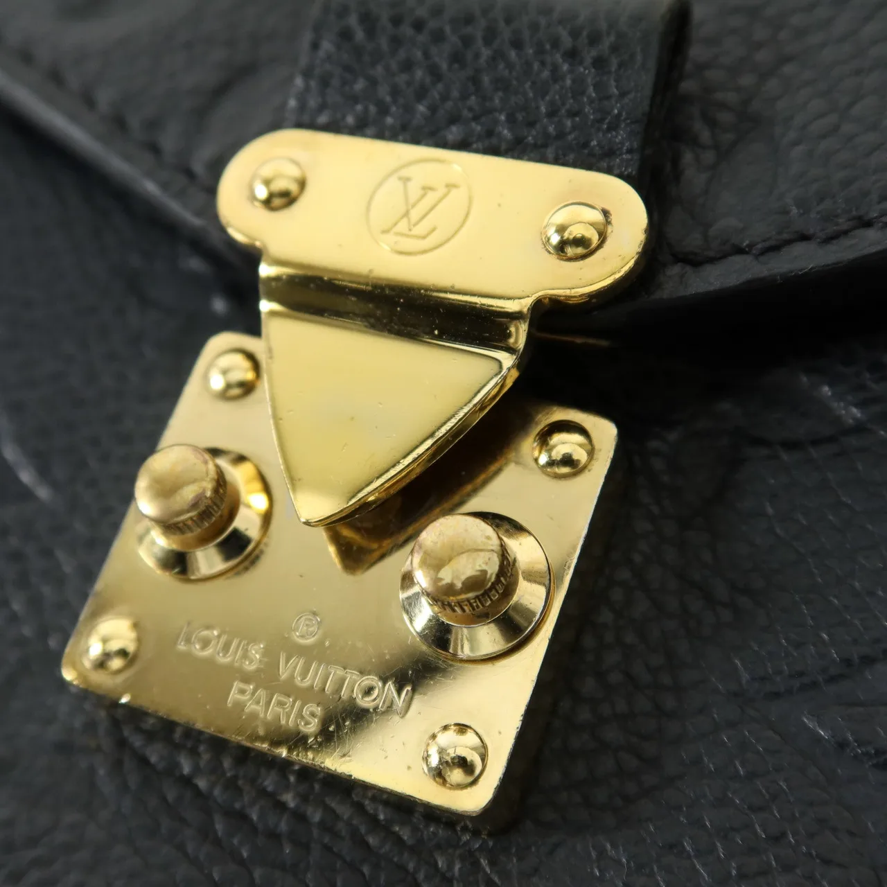 LOUIS VUITTON Pochette Metis M41487 兩用包 牛皮 黑色 牛皮 中古品A - 縮圖 11