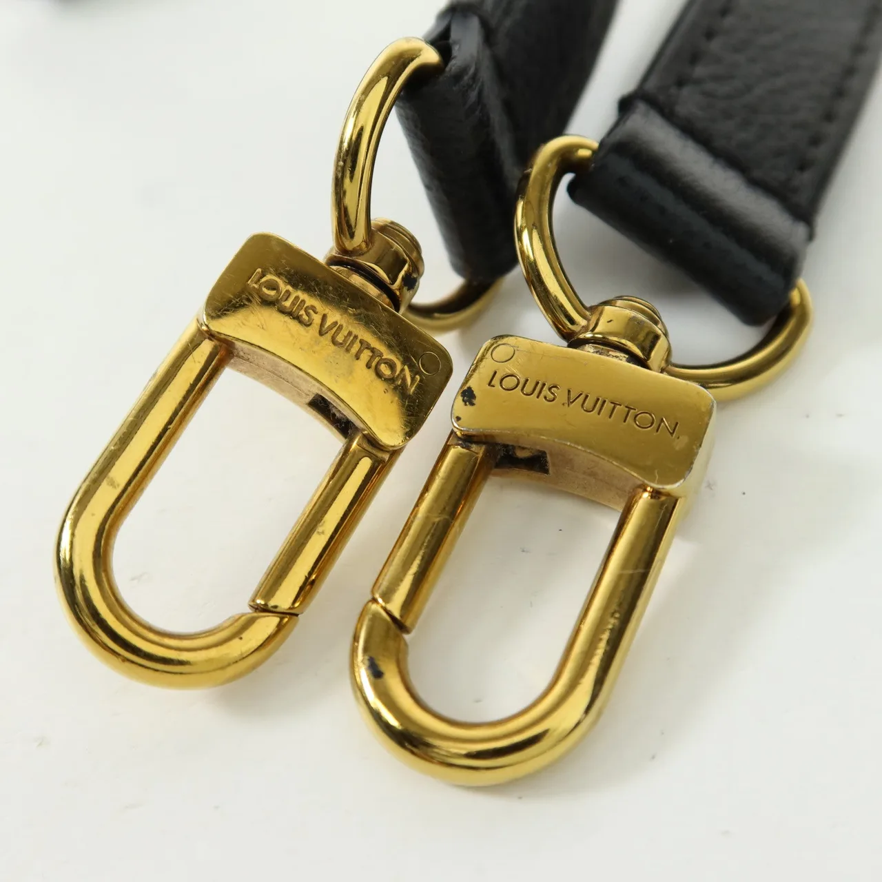 LOUIS VUITTON Pochette Metis M41487 兩用包 牛皮 黑色 牛皮 中古品A - 縮圖 12