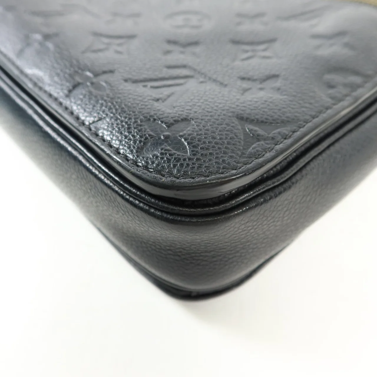 LOUIS VUITTON Pochette Metis M41487 兩用包 牛皮 黑色 牛皮 中古品A - 縮圖 15