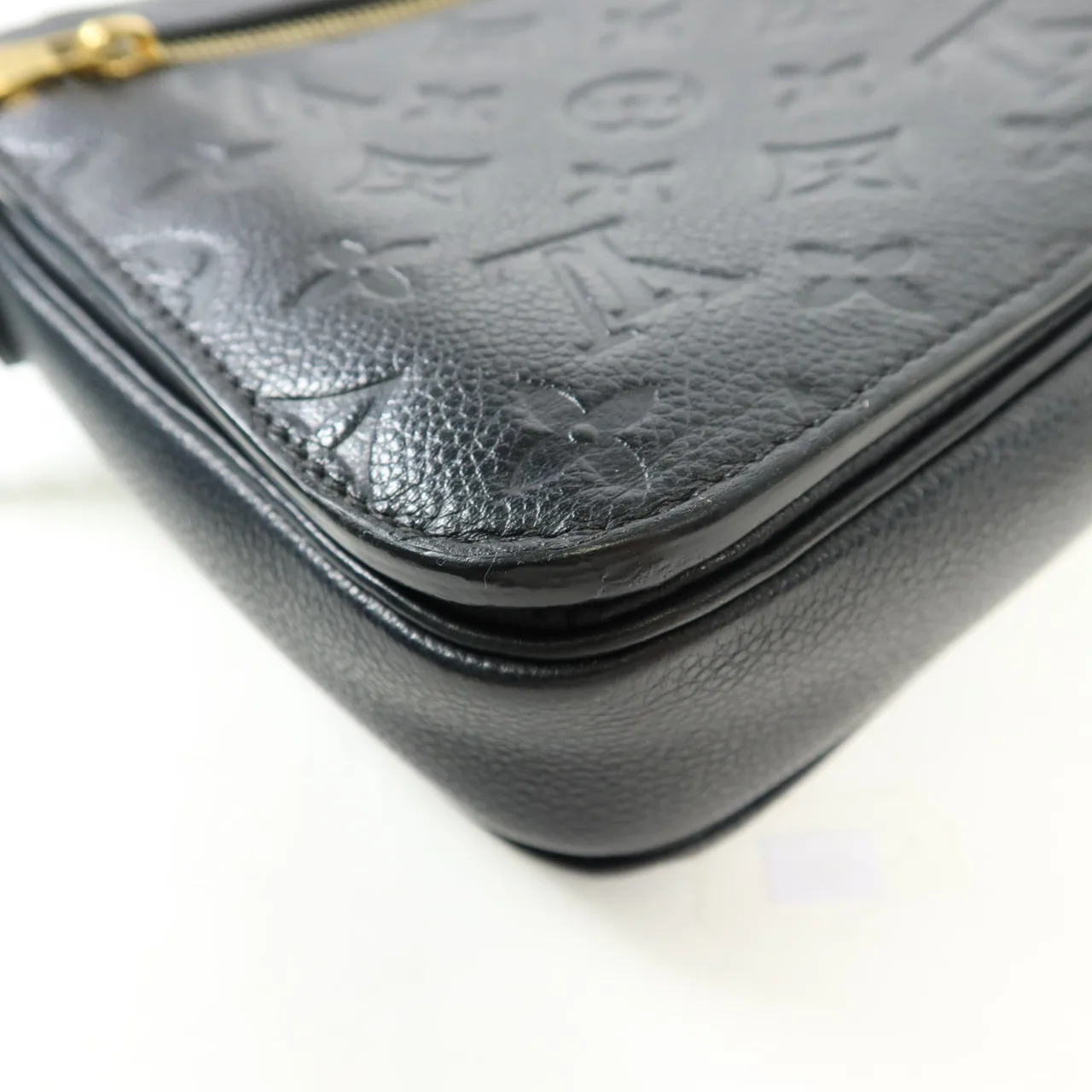 LOUIS VUITTON Pochette Metis M41487 兩用包 牛皮 黑色 牛皮 中古品A - 縮圖 16
