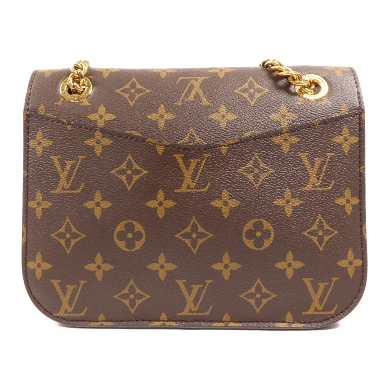 LOUIS VUITTON Passy M45592 肩背包 塗層帆布 棕色 / Marron 塗層帆布 中古品A - 縮圖 2