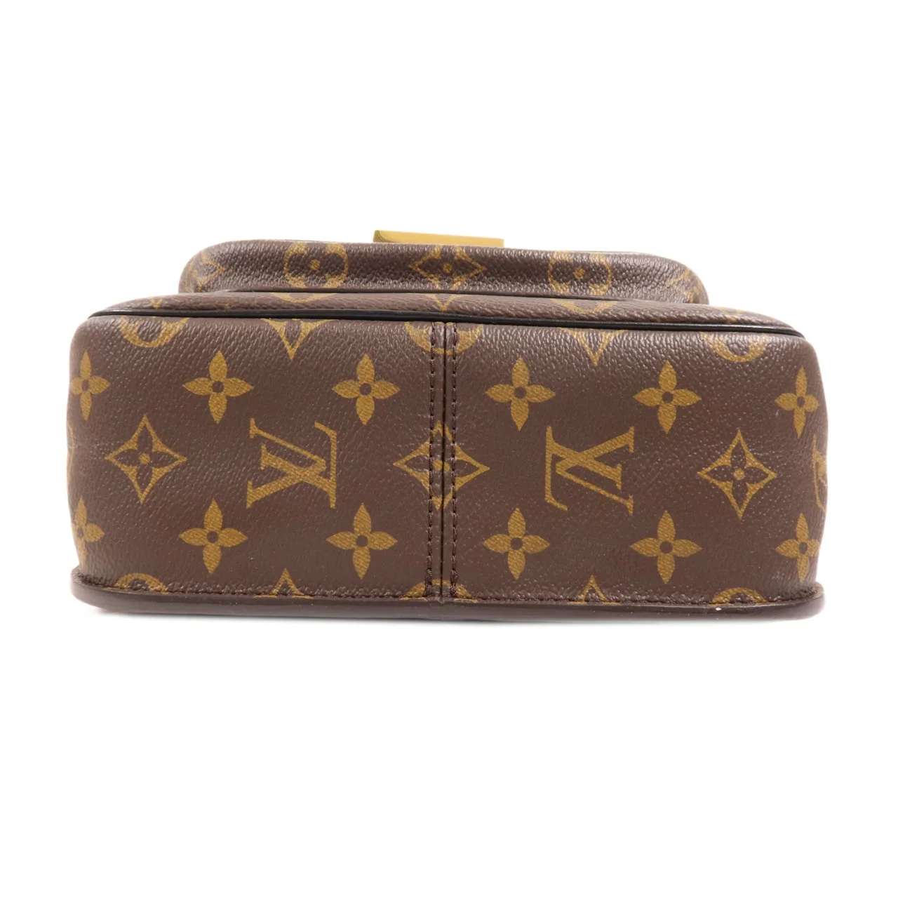LOUIS VUITTON Passy M45592 肩背包 塗層帆布 棕色 / Marron 塗層帆布 中古品A - 縮圖 4