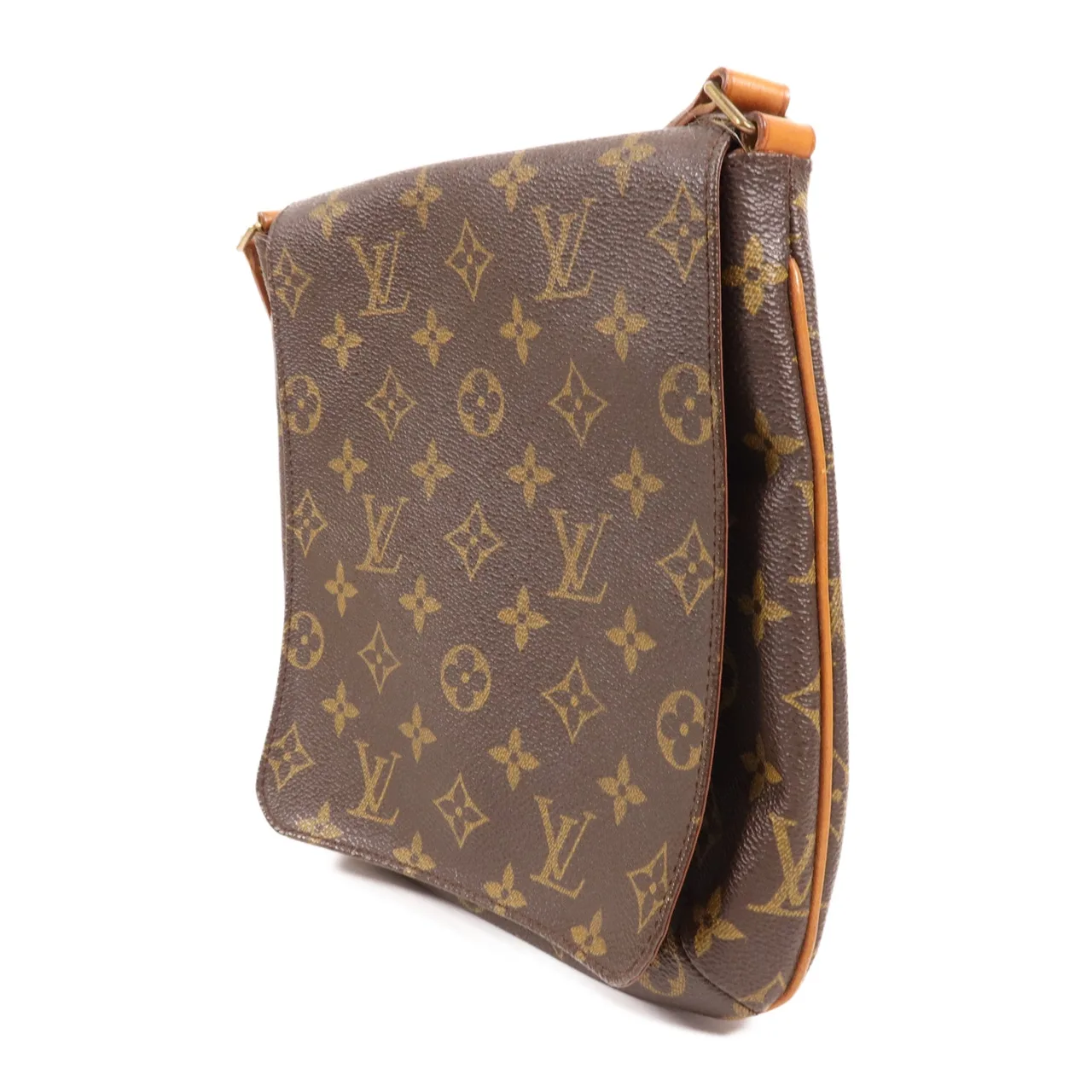 LOUIS VUITTON Musette Salsa M51387 肩背包 塗層帆布 棕色 / Marron 塗層帆布 中古品C - 縮圖 3