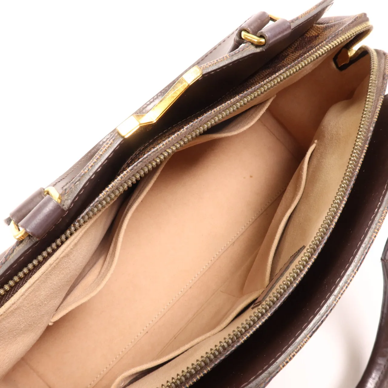 LOUIS VUITTON N41505 手提包 塗層帆布 棕色 / Ebene 塗層帆布 中古品B - 縮圖 5